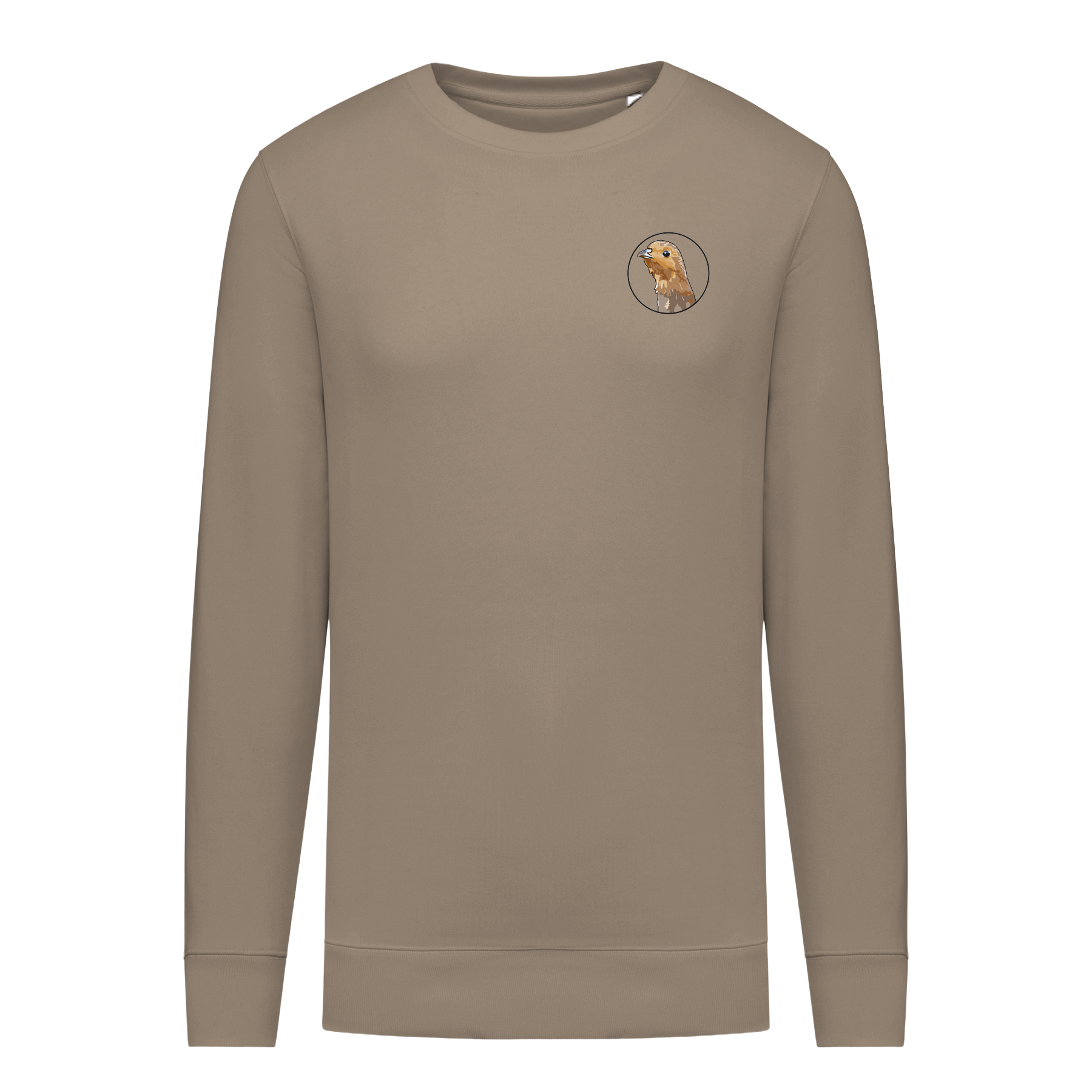 Rebhuhn Bio Männer Sweatshirt Backprint