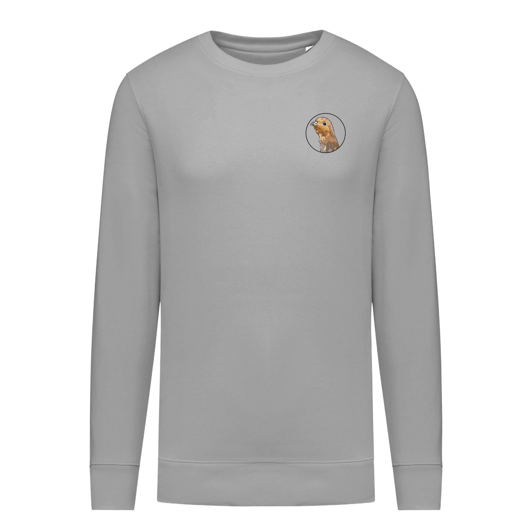 Rebhuhn Bio Unisex Sweatshirt Backprint