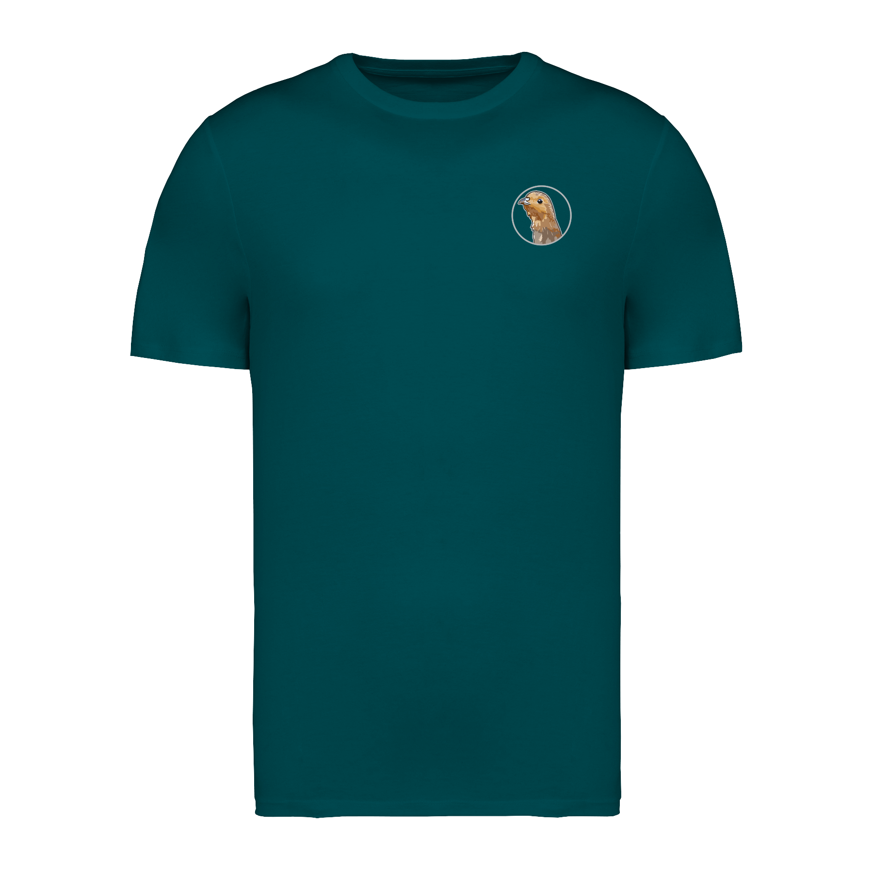 Rebhuhn Bio Männer T-Shirt Backprint