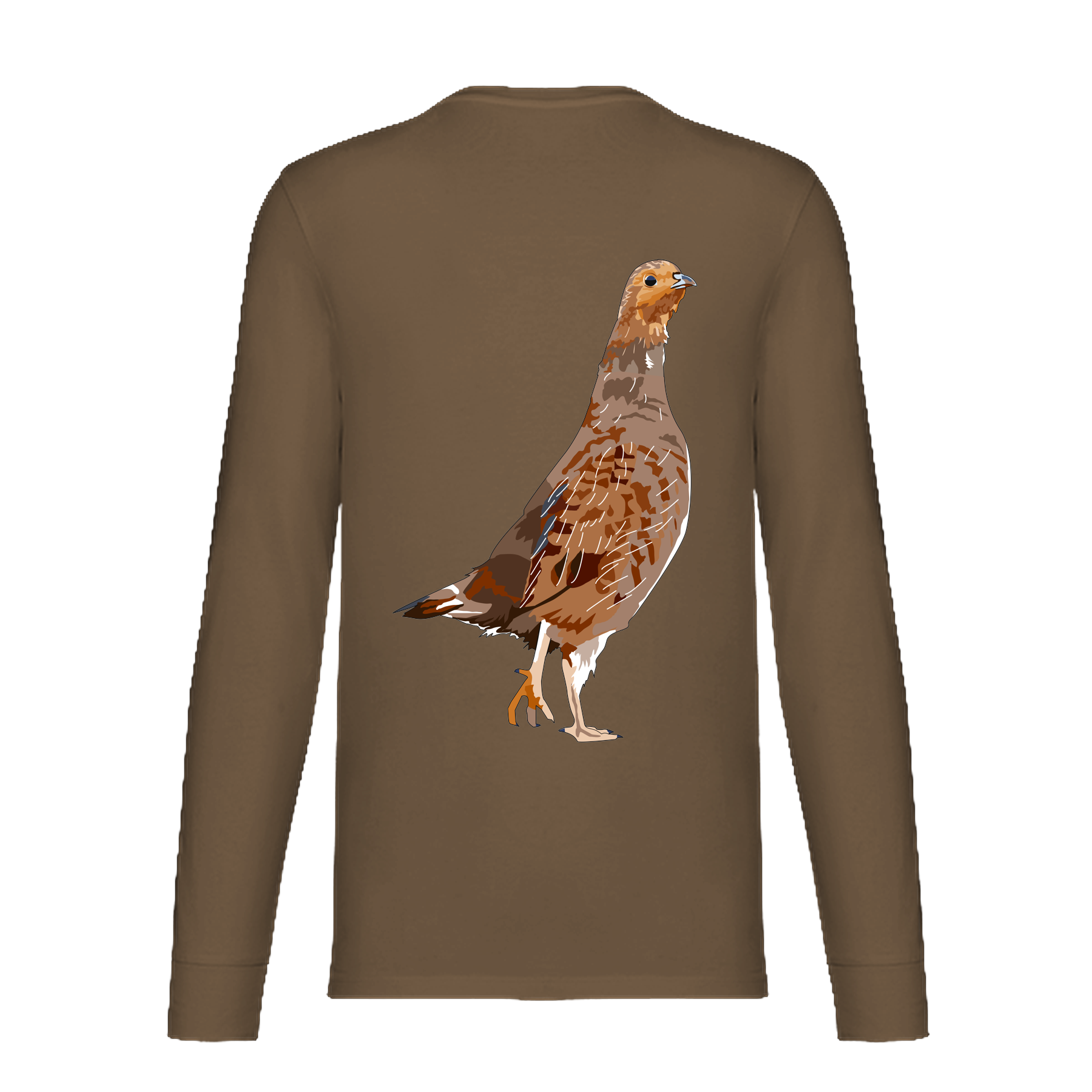 Rebhuhn Bio Unisex Longsleeve Backprint