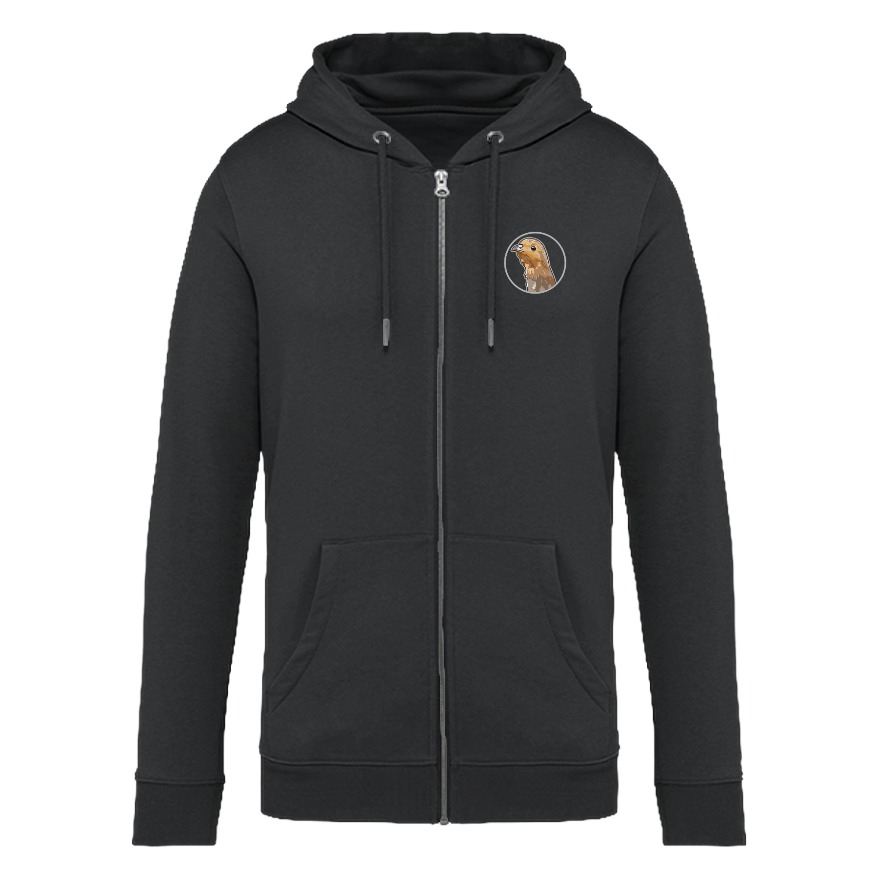 Rebhuhn Bio Unisex Zip-Hoodie