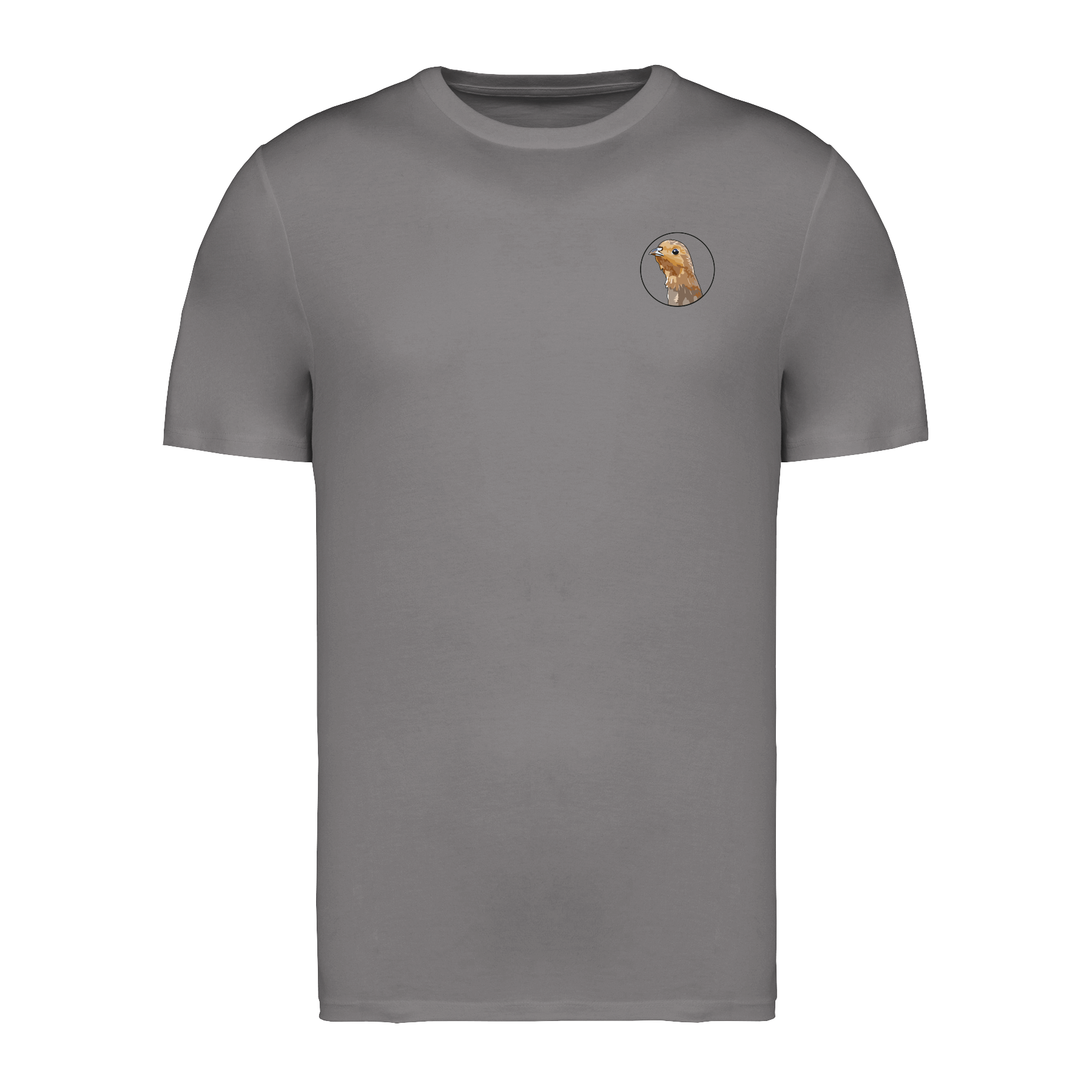 Rebhuhn Bio Männer T-Shirt Backprint