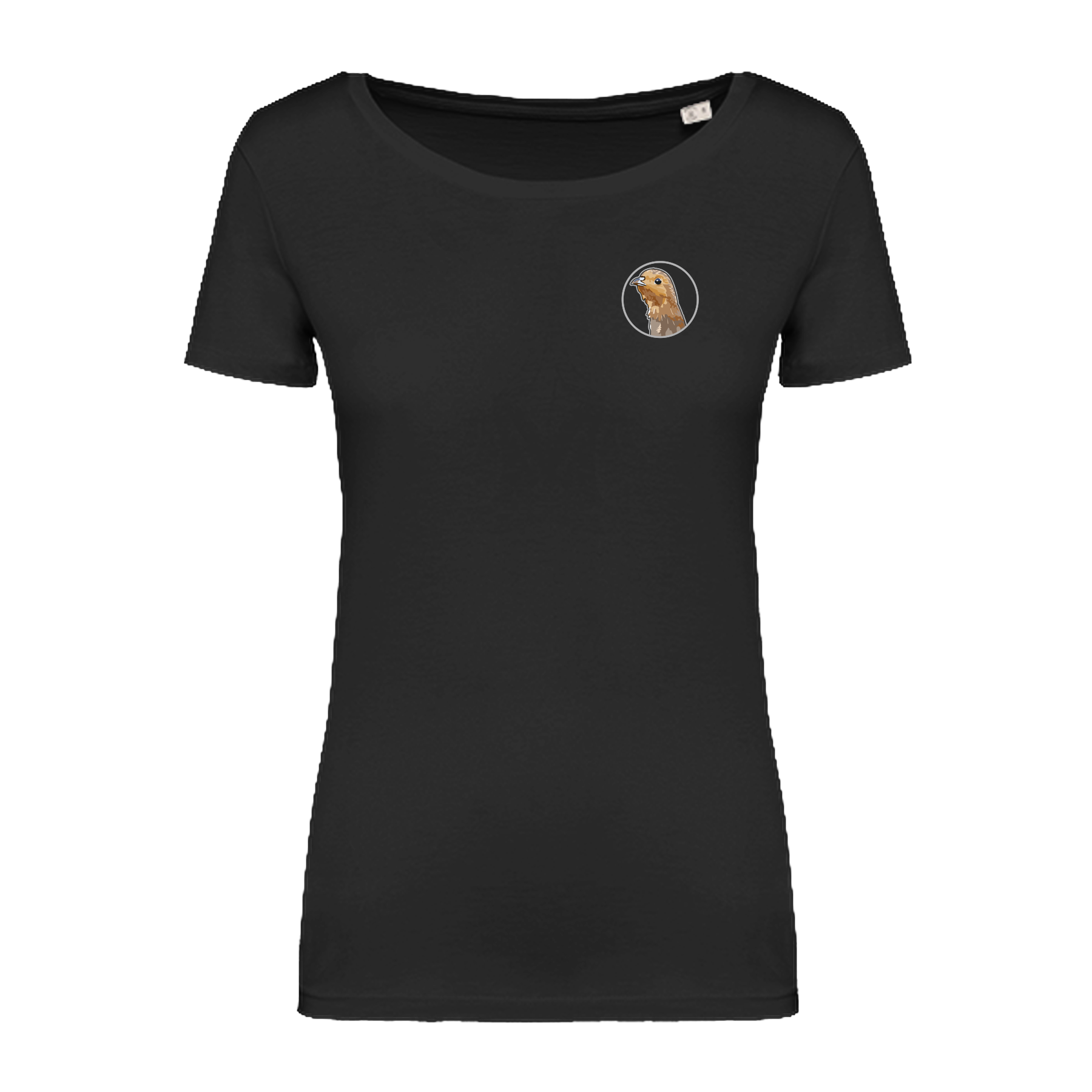 Rebhuhn Bio Frauen T-Shirt Backprint