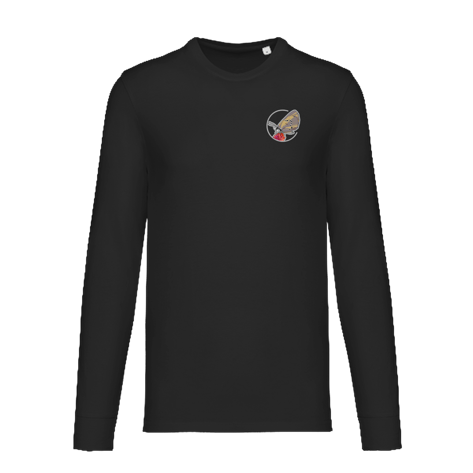 Dunkler Wiesenknopf-Ameisenbläuling Bio Unisex Longsleeve Stick