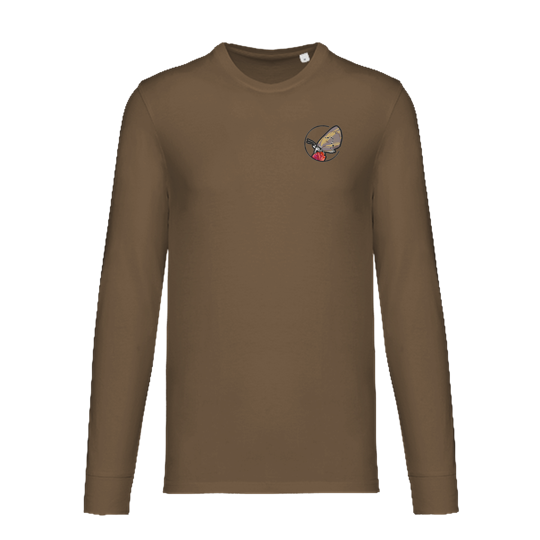 Dunkler Wiesenknopf-Ameisenbläuling Bio Unisex Longsleeve Stick