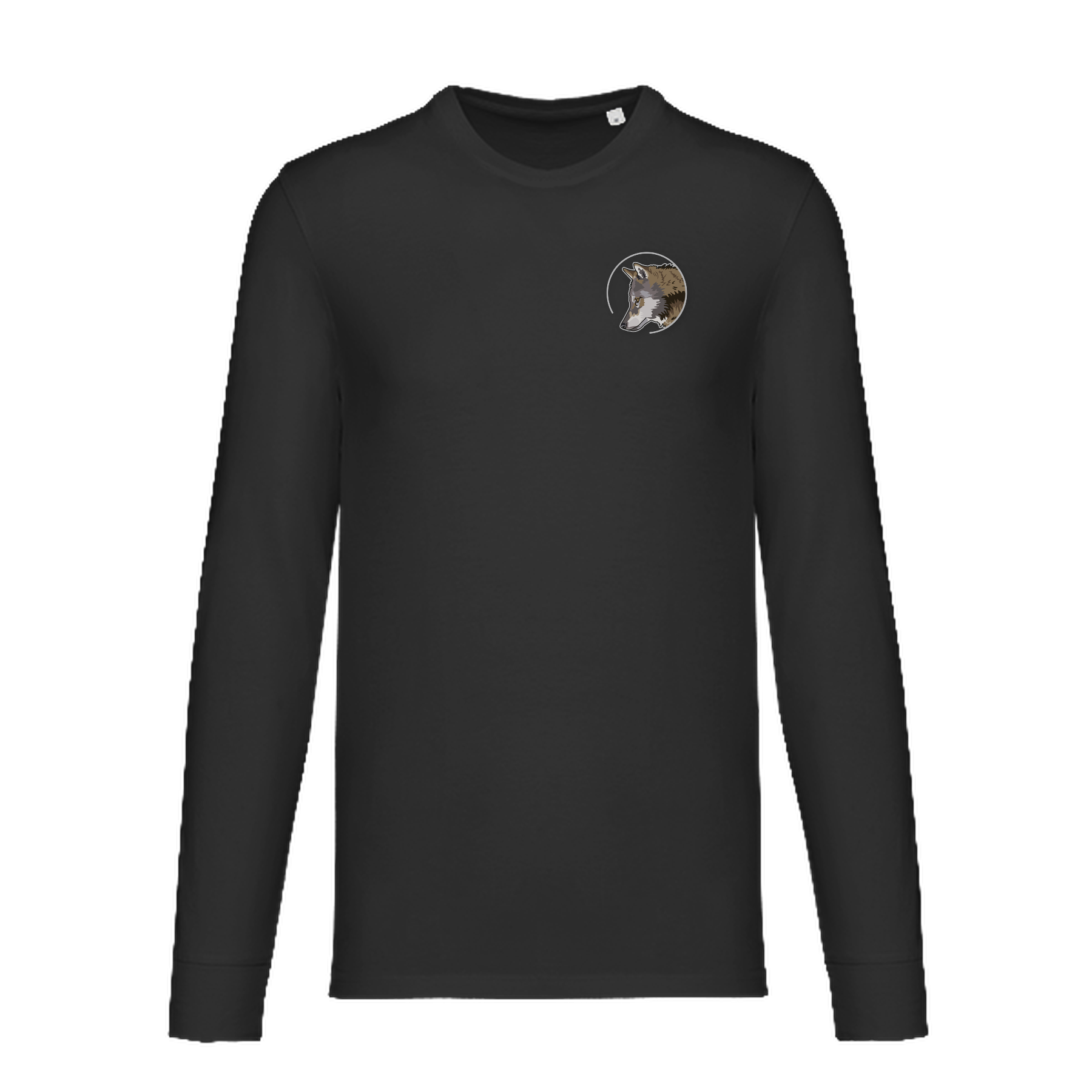 Eurasischer Grauwolf Bio Unisex Longsleeve
