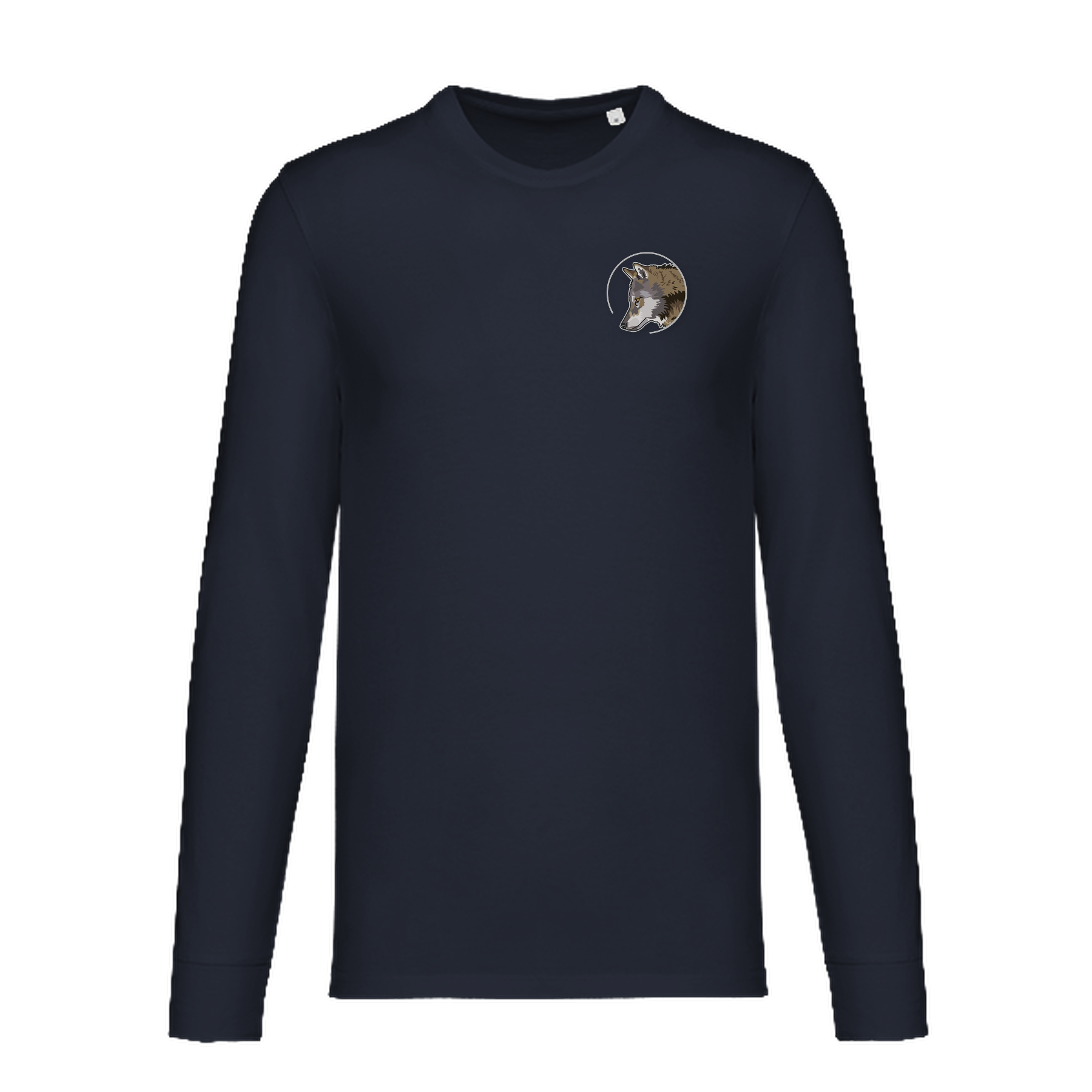 Eurasischer Grauwolf Bio Unisex Longsleeve