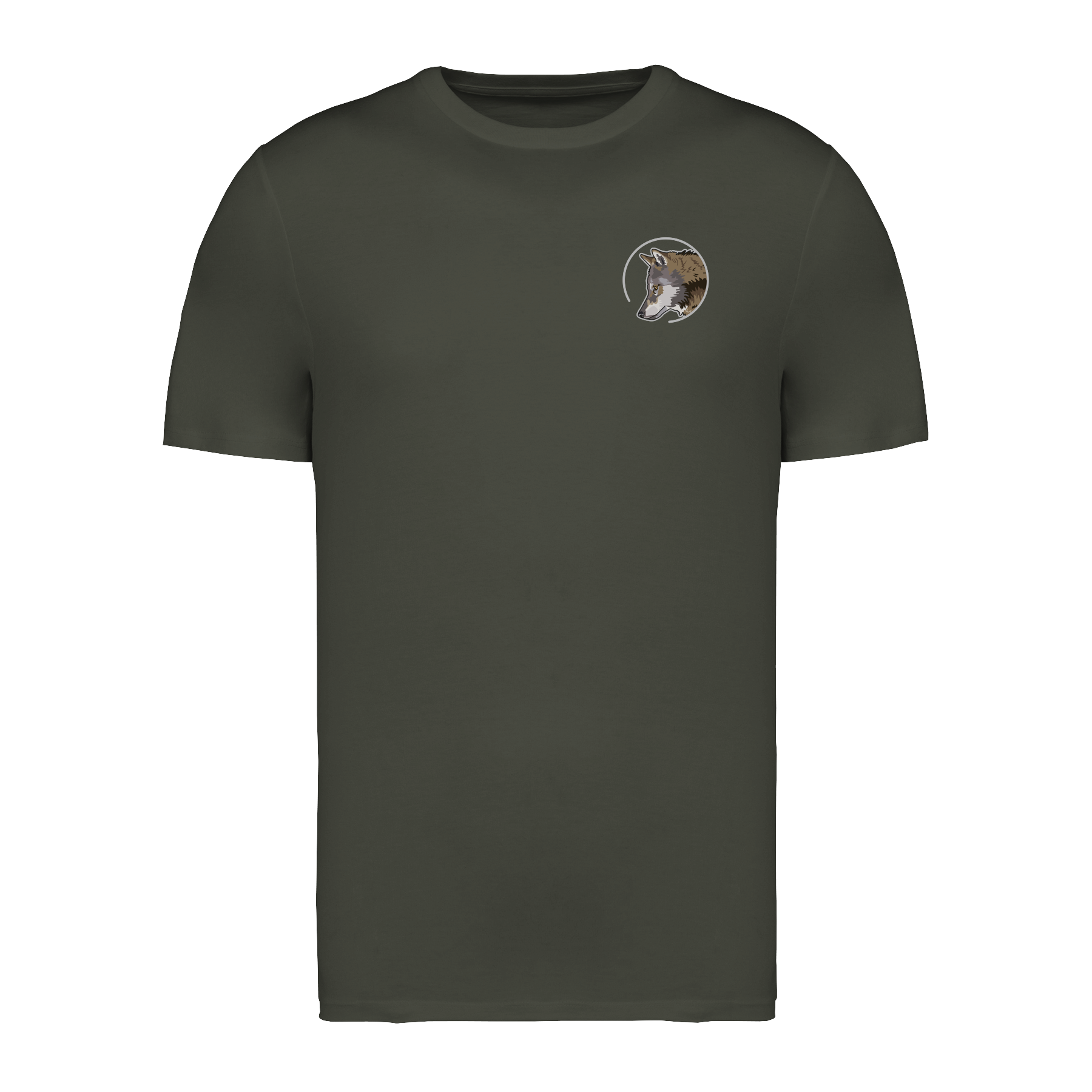 Eurasischer Grauwolf Bio Männer T-Shirt