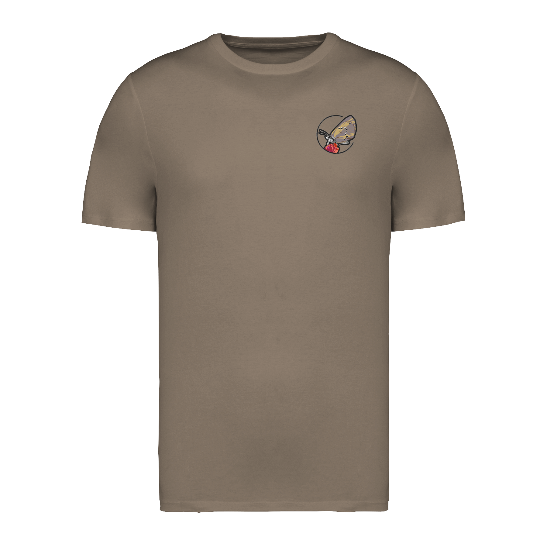 Dunkler Wiesenknopf-Ameisenbläuling Bio Männer T-Shirt Stick