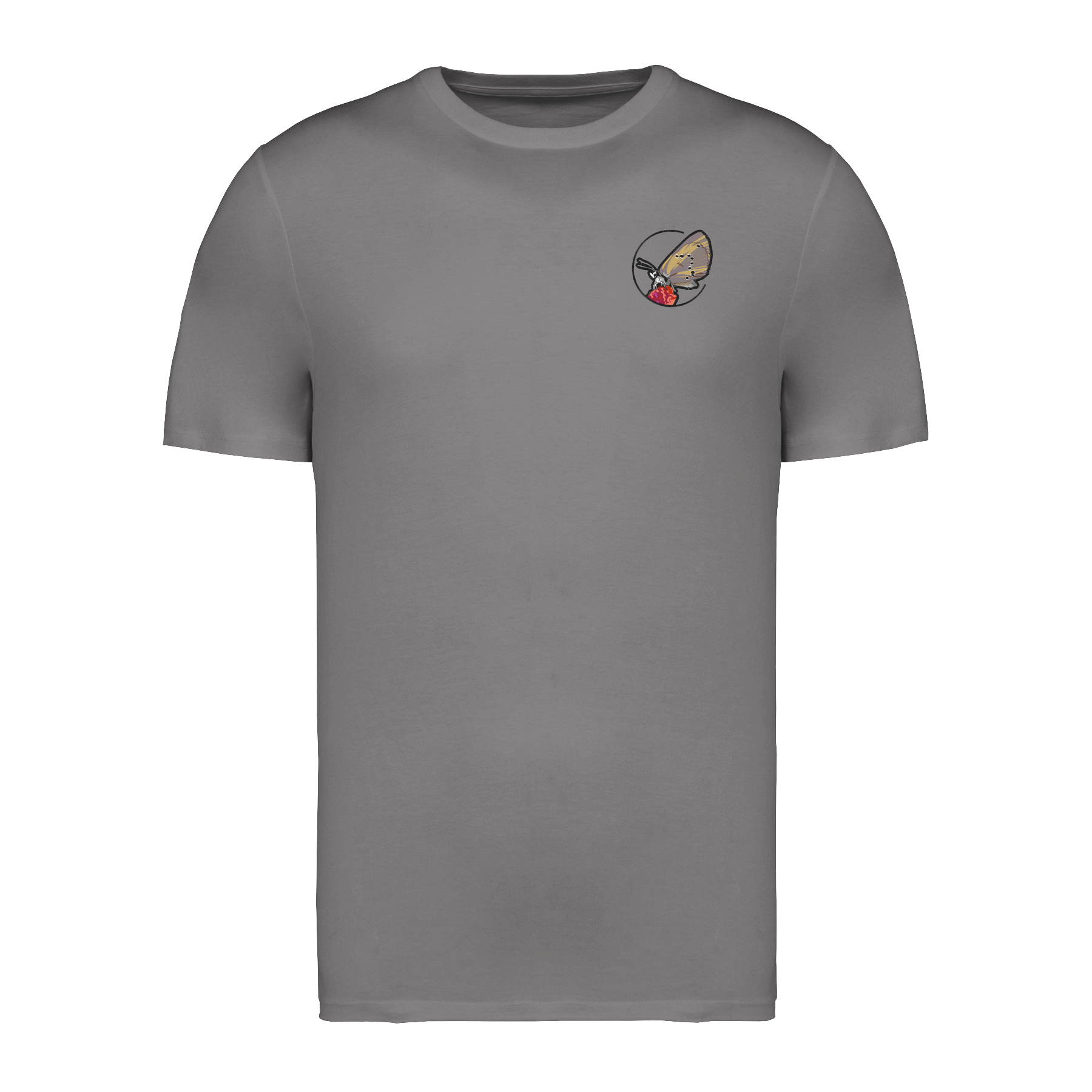 Dunkler Wiesenknopf-Ameisenbläuling Bio Männer T-Shirt Stick