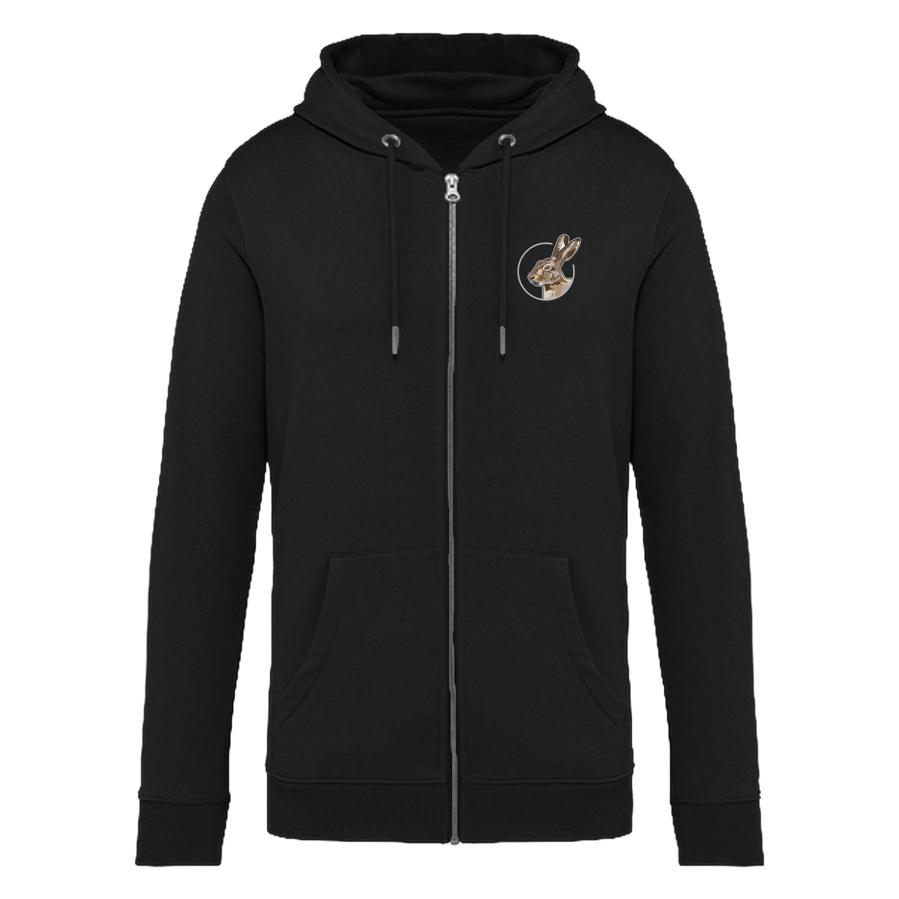 Feldhase Bio Unisex Zip-Hoodie