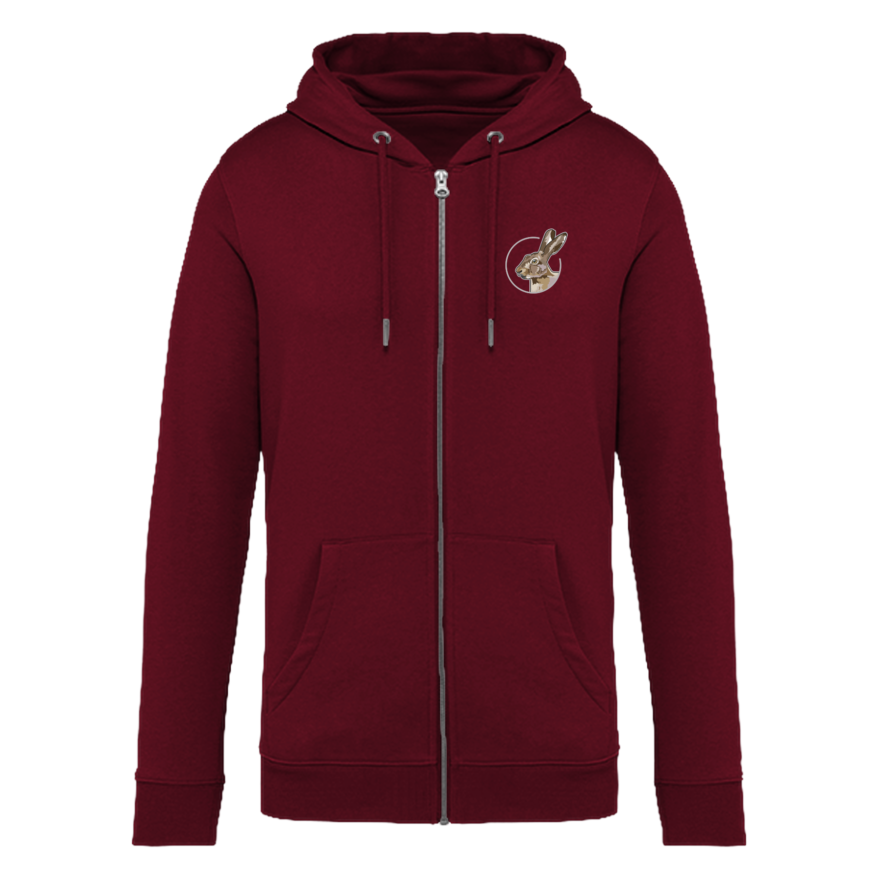 Feldhase Bio Unisex Zip-Hoodie
