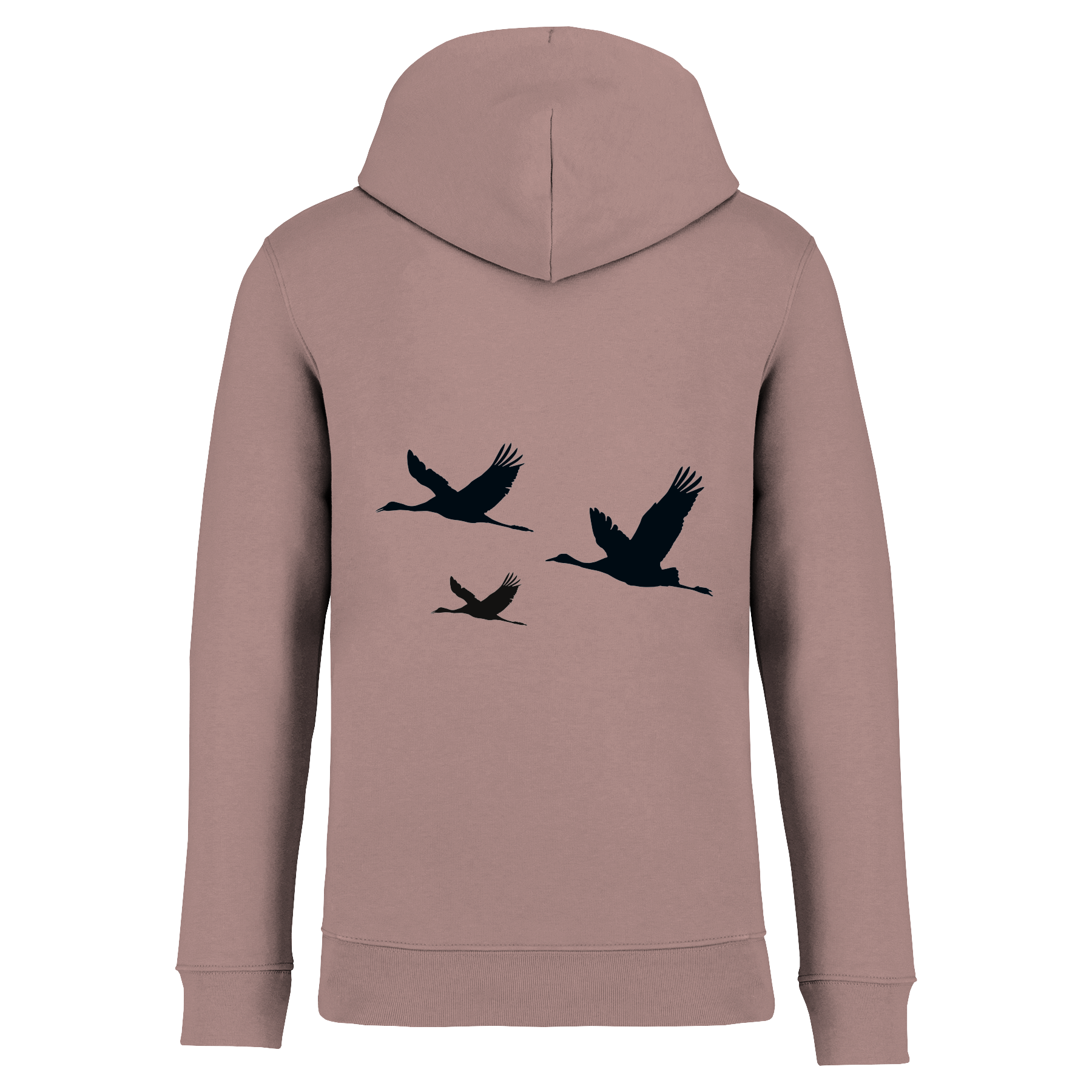 Kranich Bio Unisex Hoodie Backprint