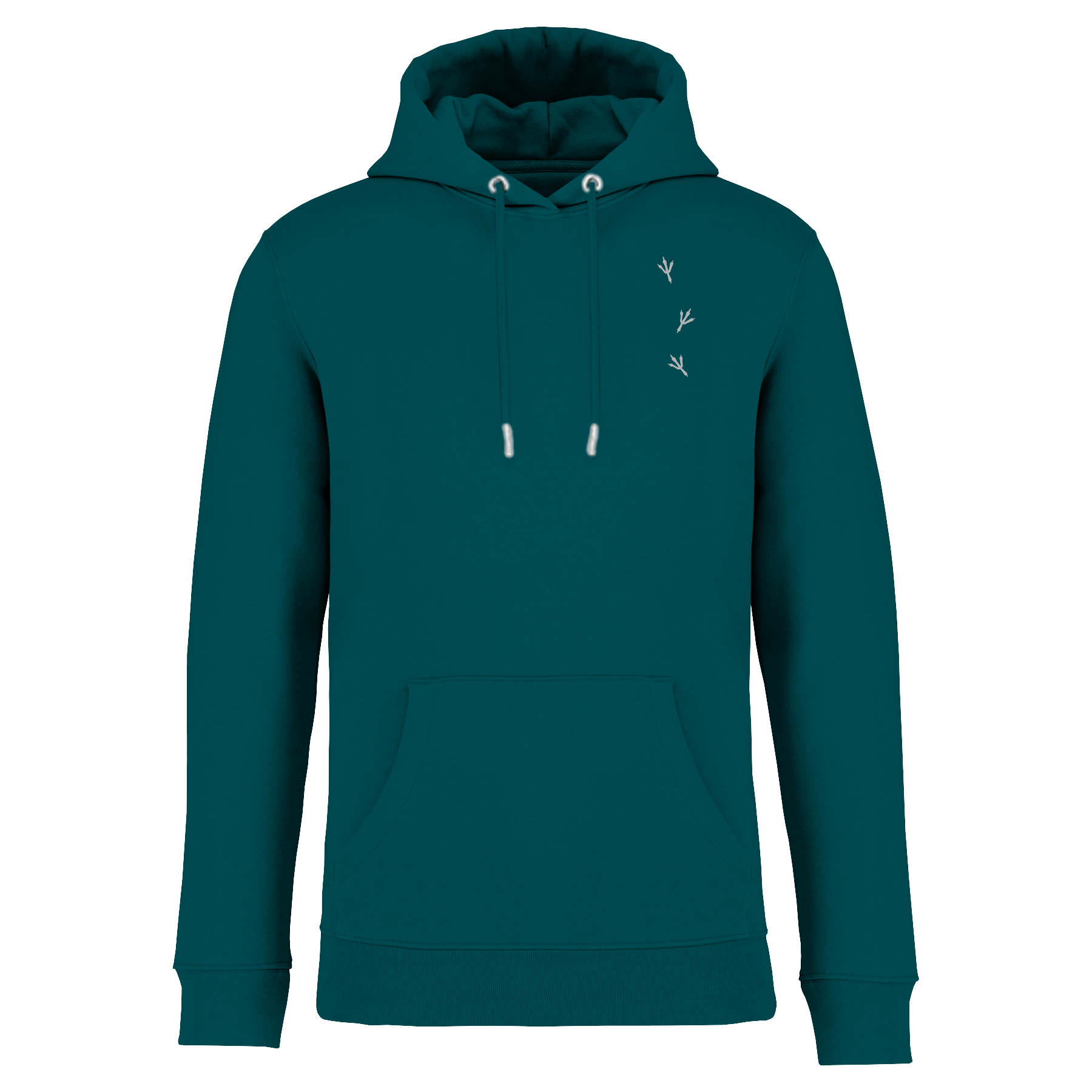 Wiedehopf Bio Männer Hoodie Backprint