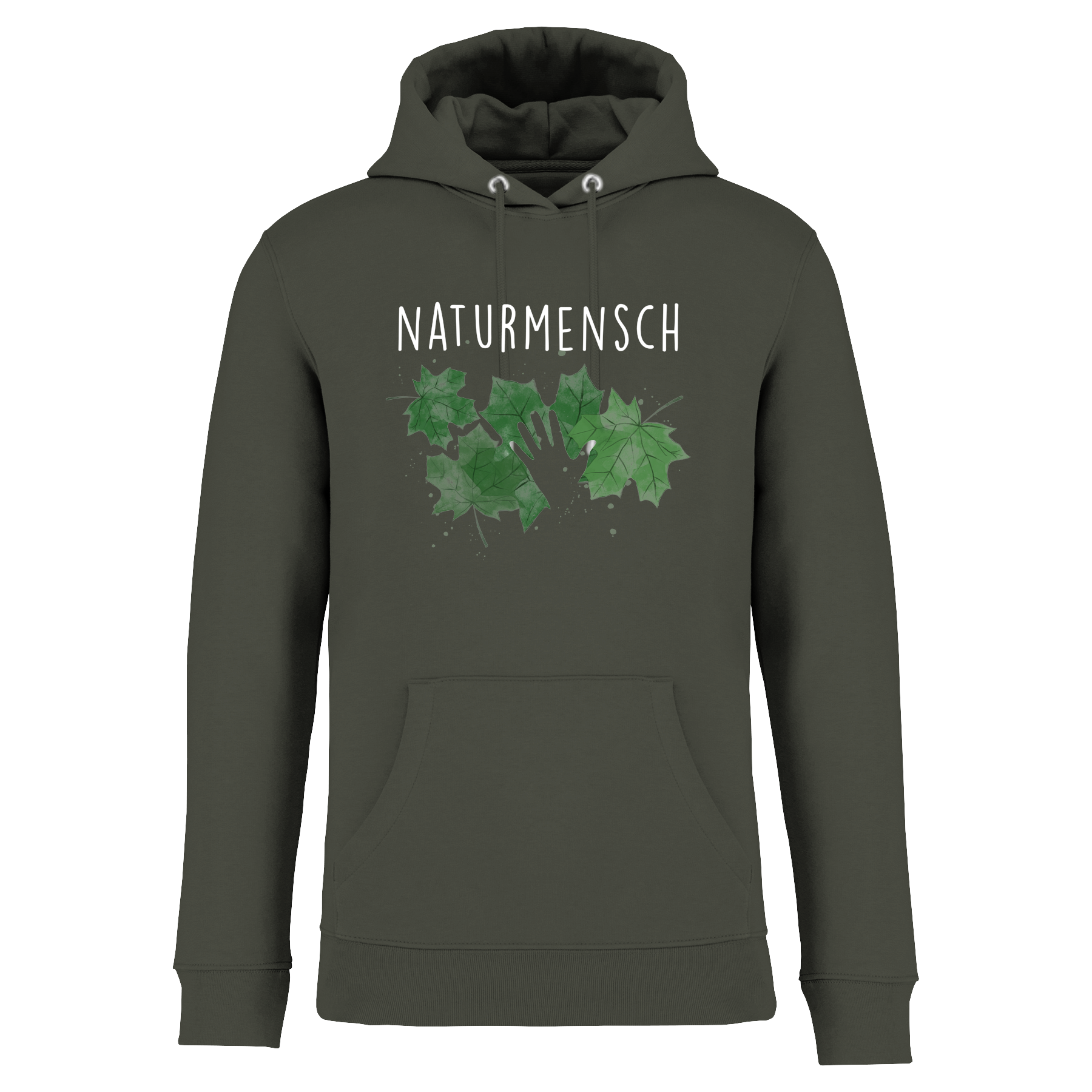 Naturmensch Bio Männer Hoodie Frontprint
