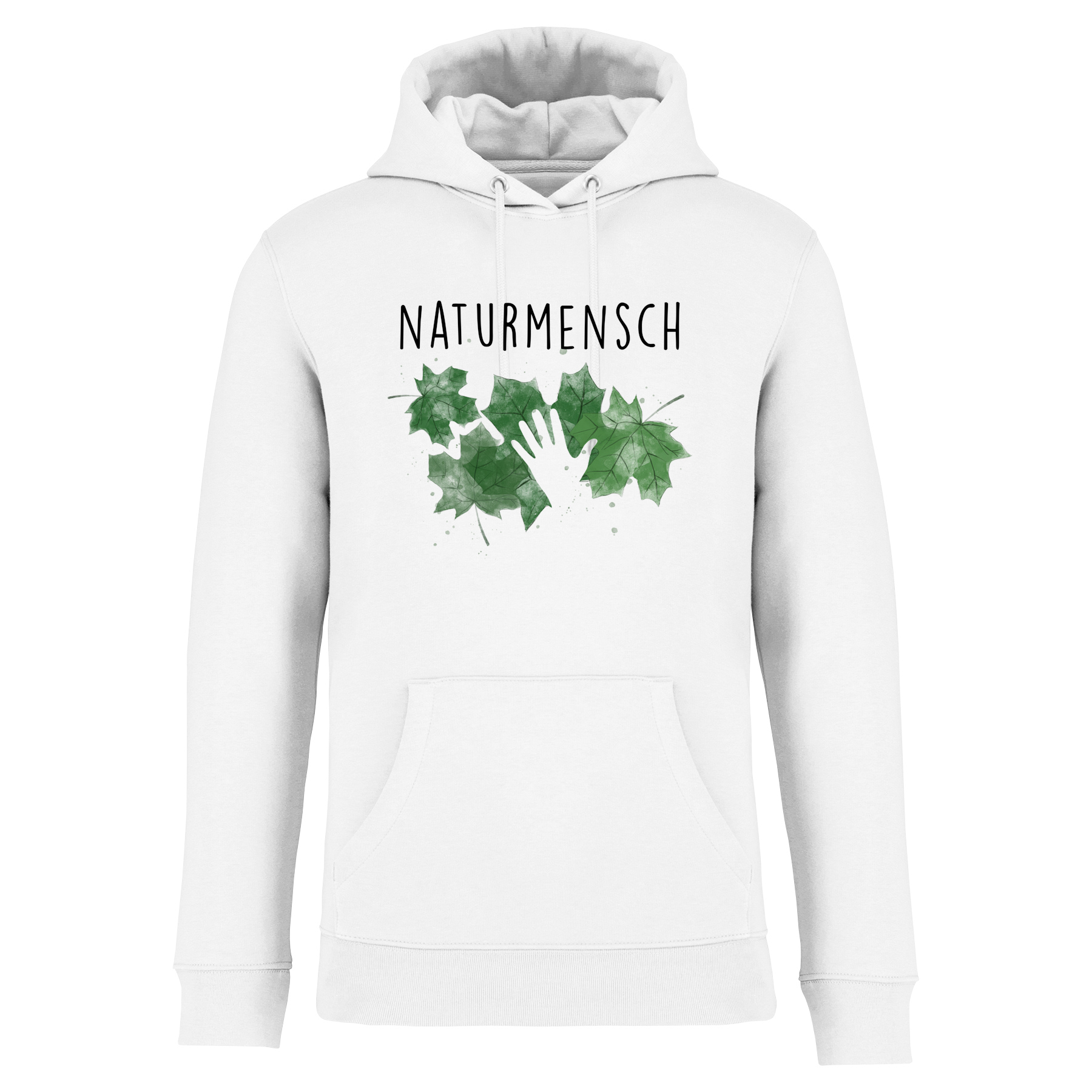 Naturmensch Bio Männer Hoodie Frontprint