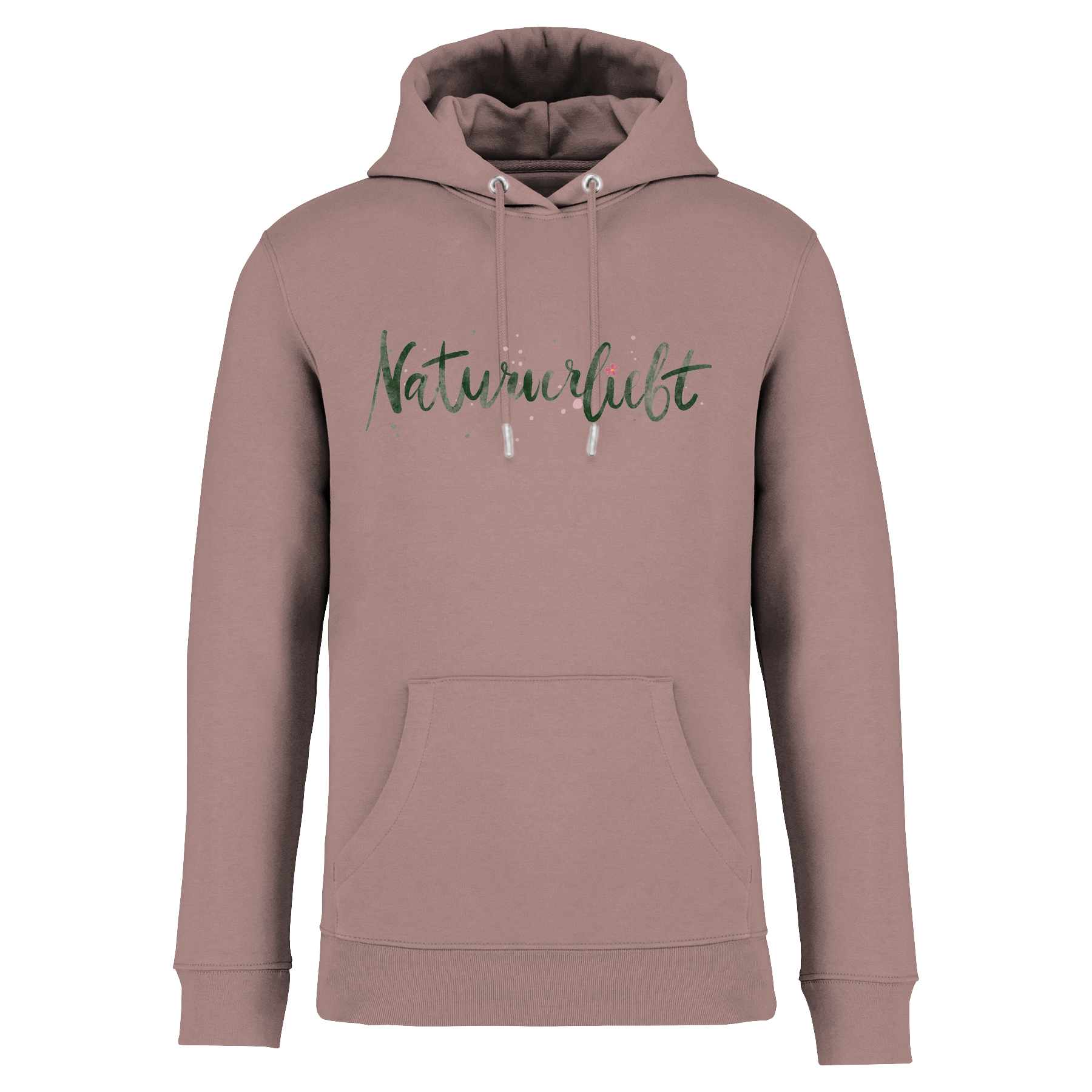 Naturverliebt Bio Unisex Hoodie Frontprint