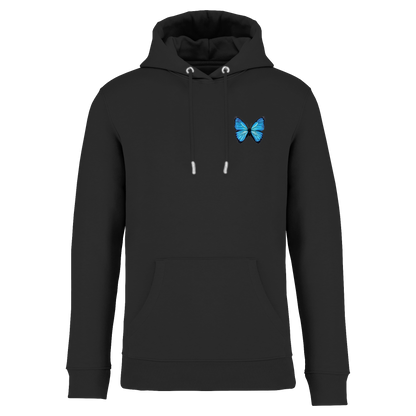 Hochmoor-Bläuling Bio Unisex Hoodie