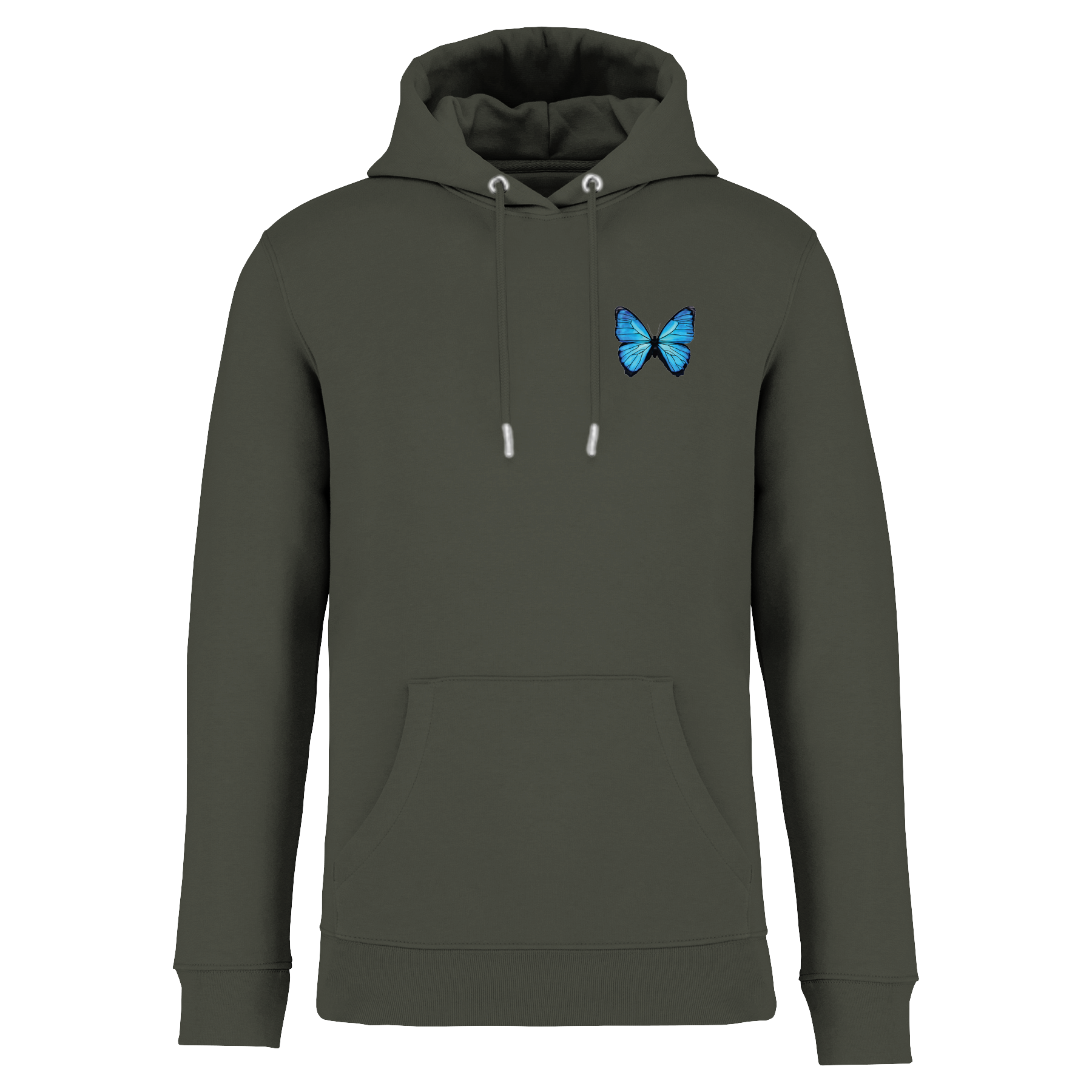 Hochmoor-Bläuling Bio Unisex Hoodie