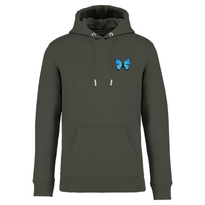 Hochmoor-Bläuling Bio Unisex Hoodie