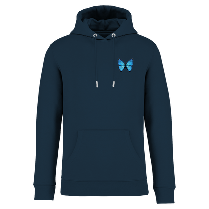 Hochmoor-Bläuling Bio Unisex Hoodie