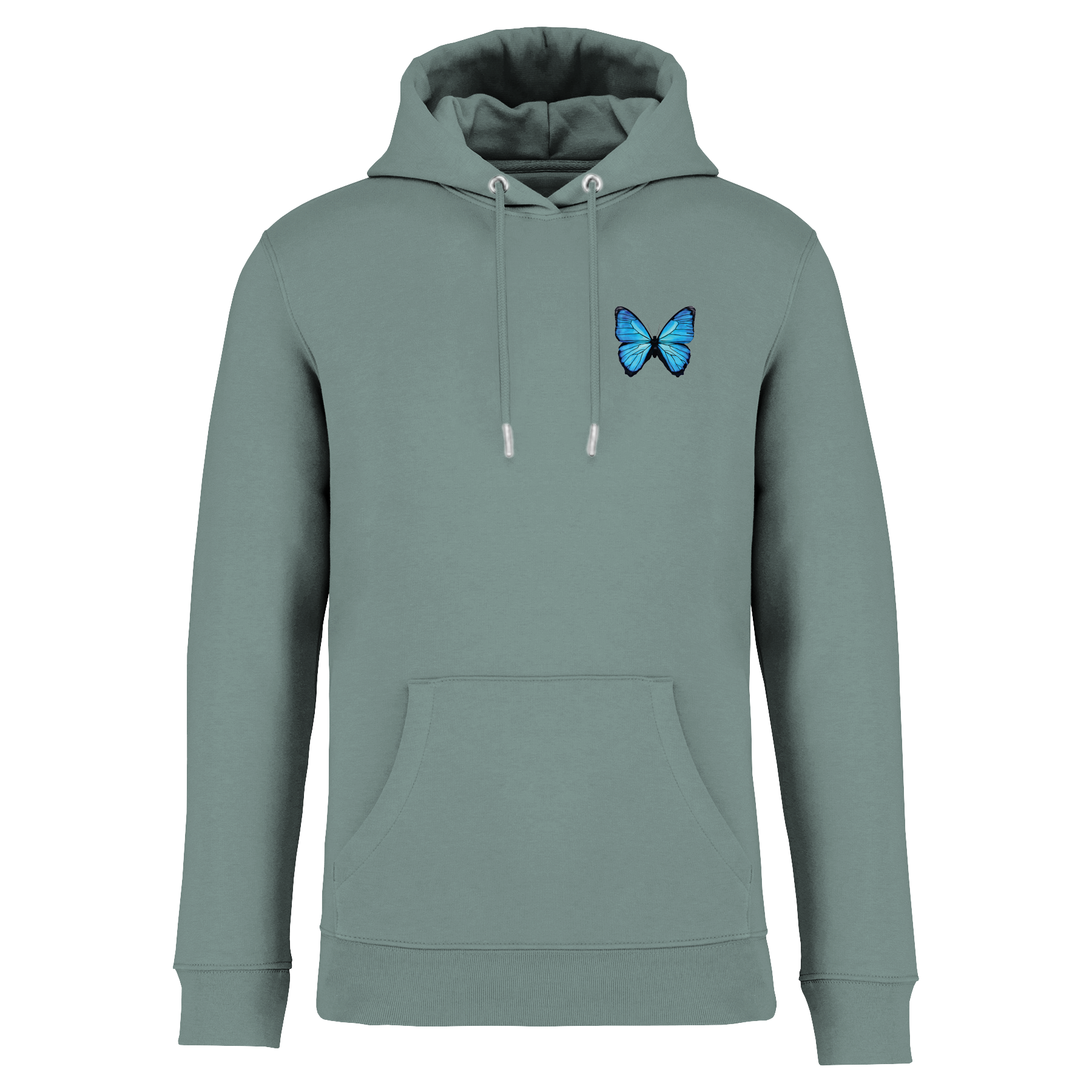 Hochmoor-Bläuling Bio Unisex Hoodie