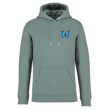 Hochmoor-Bläuling Bio Unisex Hoodie