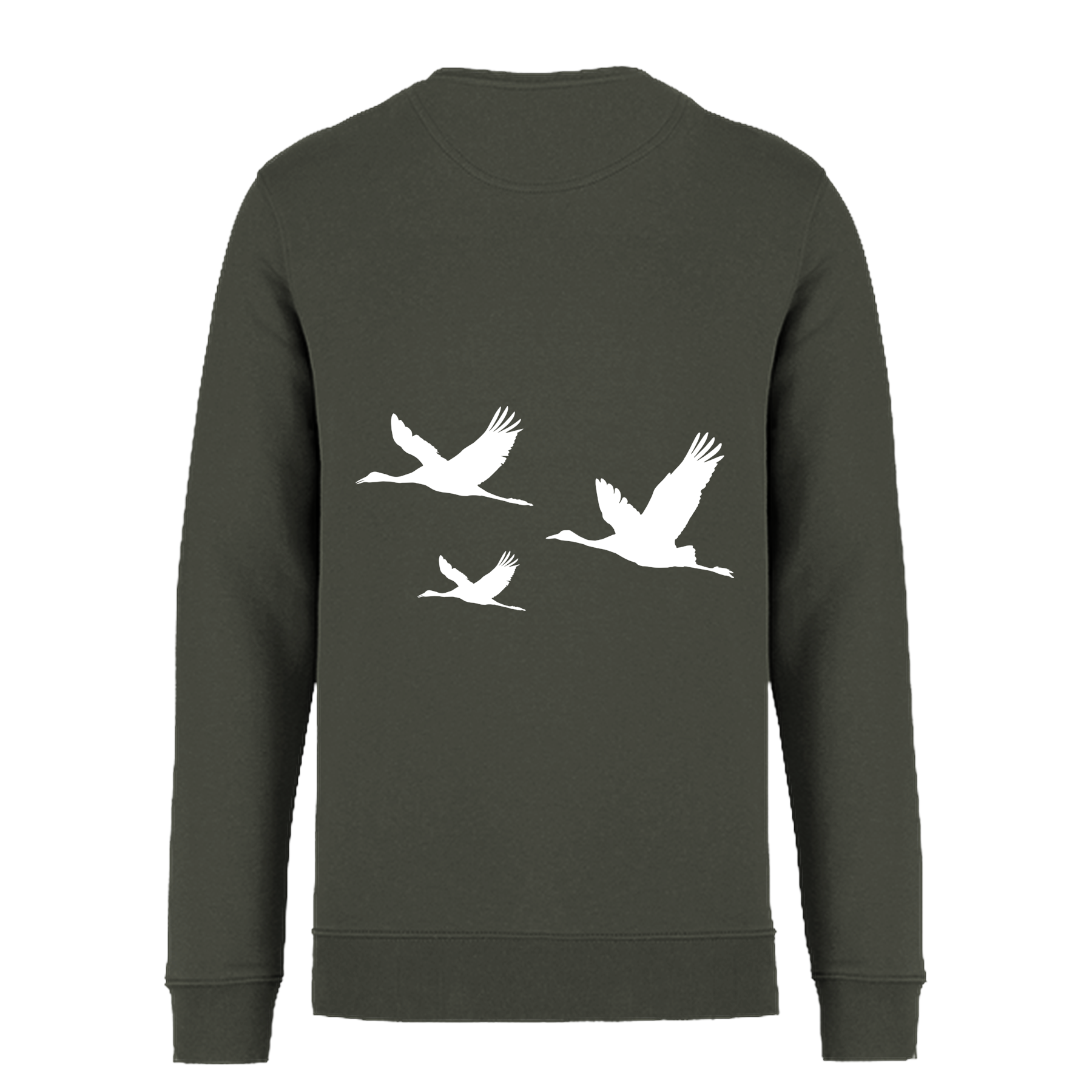 Kranich Bio Unisex Sweatshirt Backprint