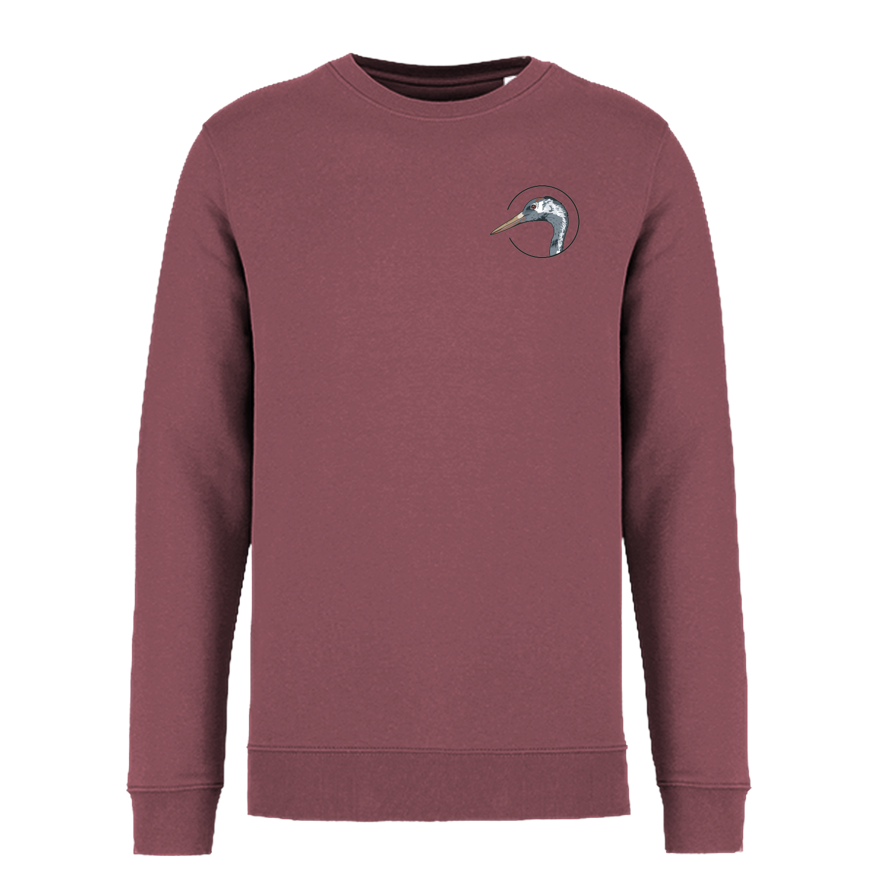 Kranich Bio Unisex Sweatshirt Backprint