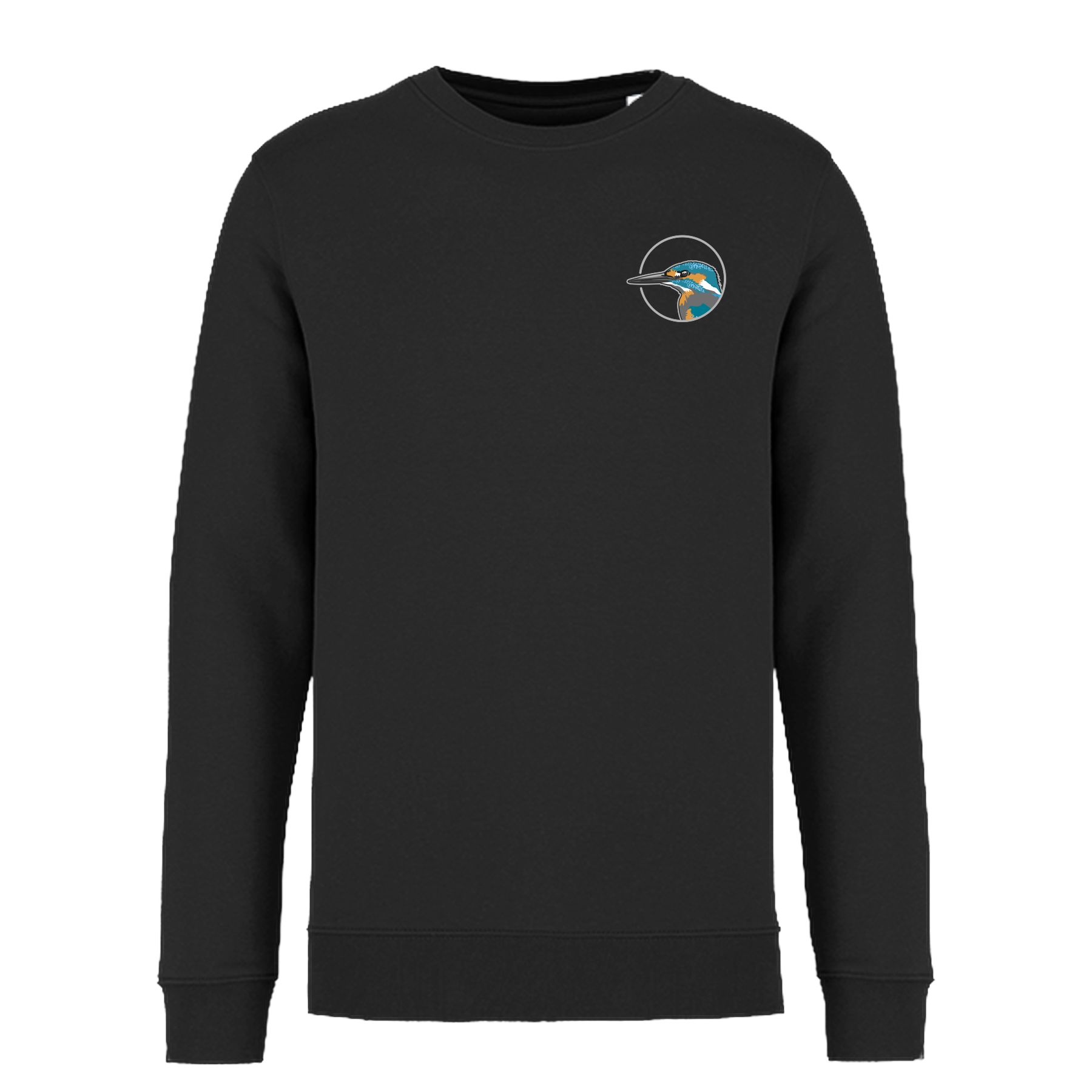 Eisvogel Bio Männer Sweatshirt Backprint