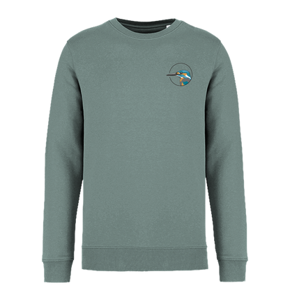 Eisvogel Bio Unisex Sweatshirt Backprint