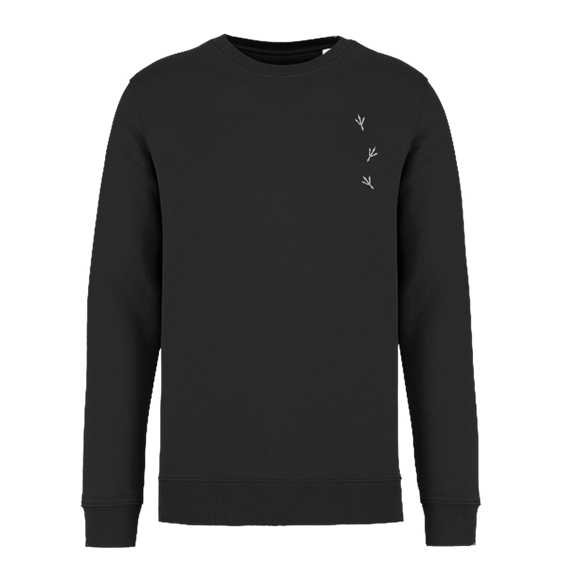 Wiedehopf Bio Männer Sweatshirt Backprint