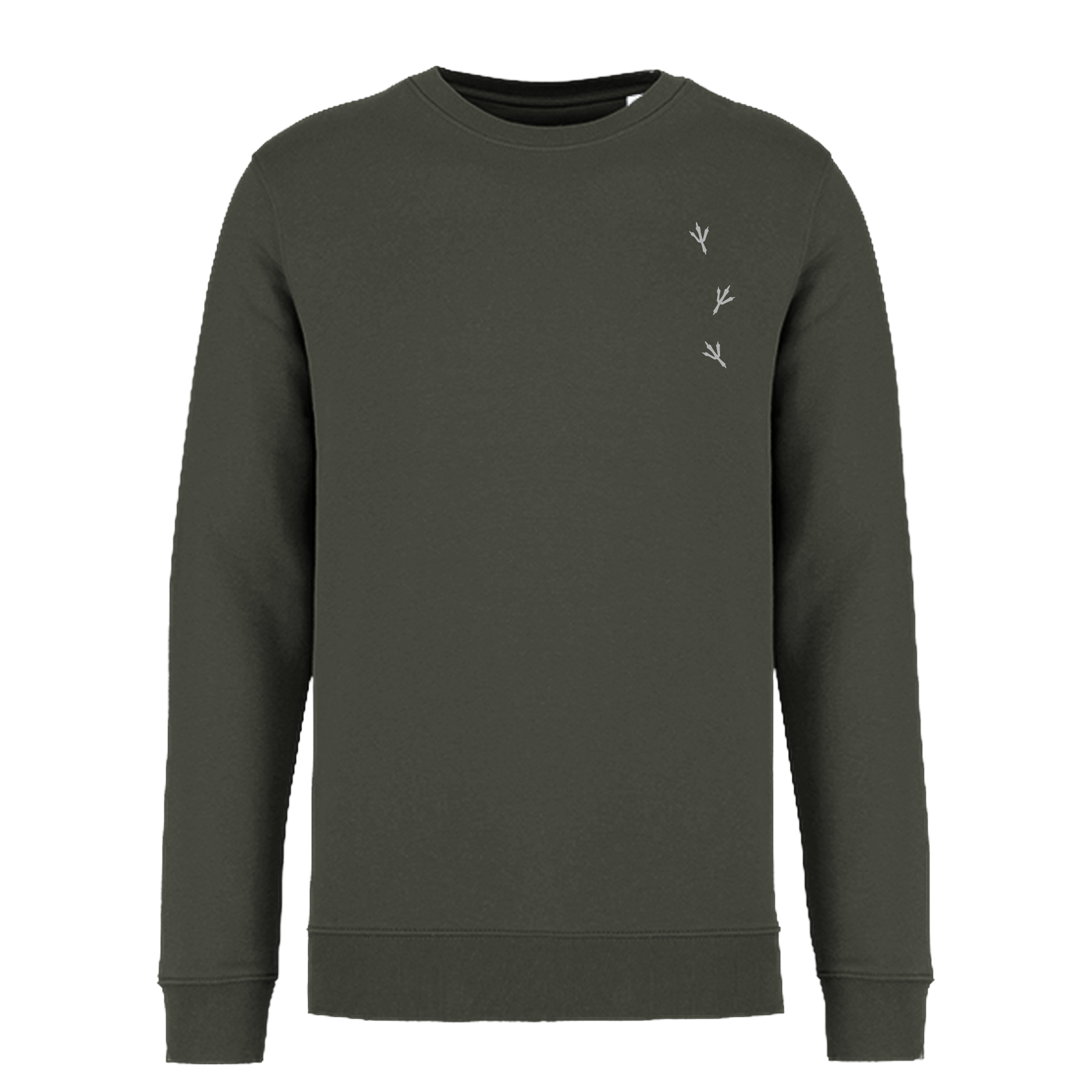 Wiedehopf Bio Männer Sweatshirt Backprint