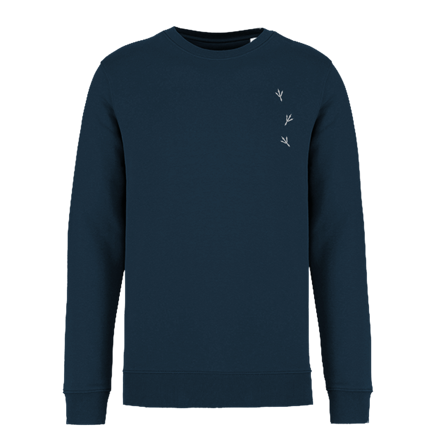 Wiedehopf Bio Männer Sweatshirt Backprint