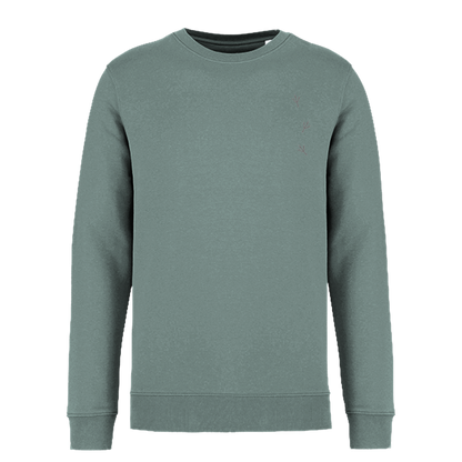 Wiedehopf Bio Unisex Sweatshirt Backprint