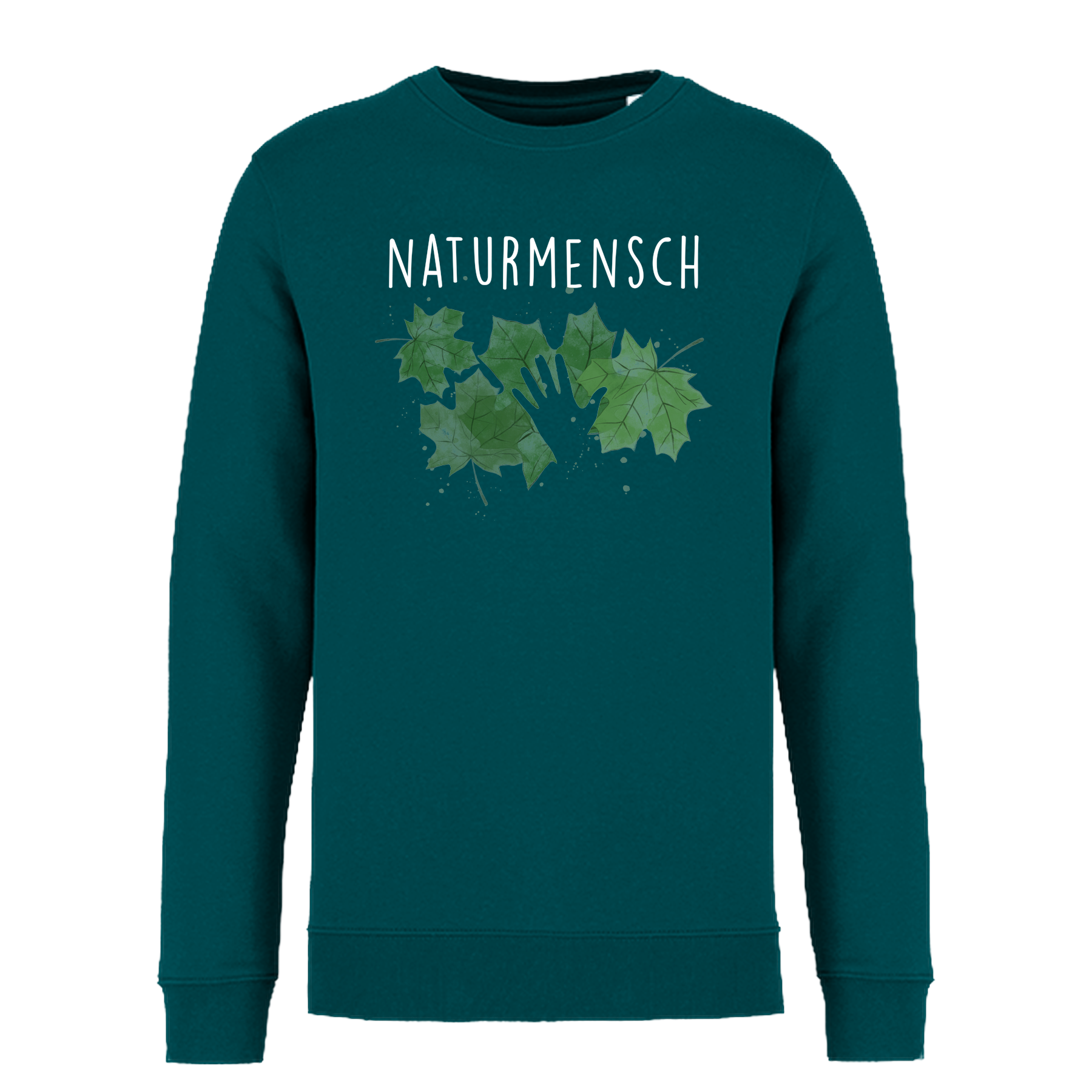 Naturmensch Bio Männer Sweatshirt Frontprint