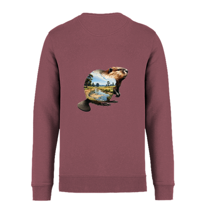 Biber Bio Unisex Sweatshirt Backprint