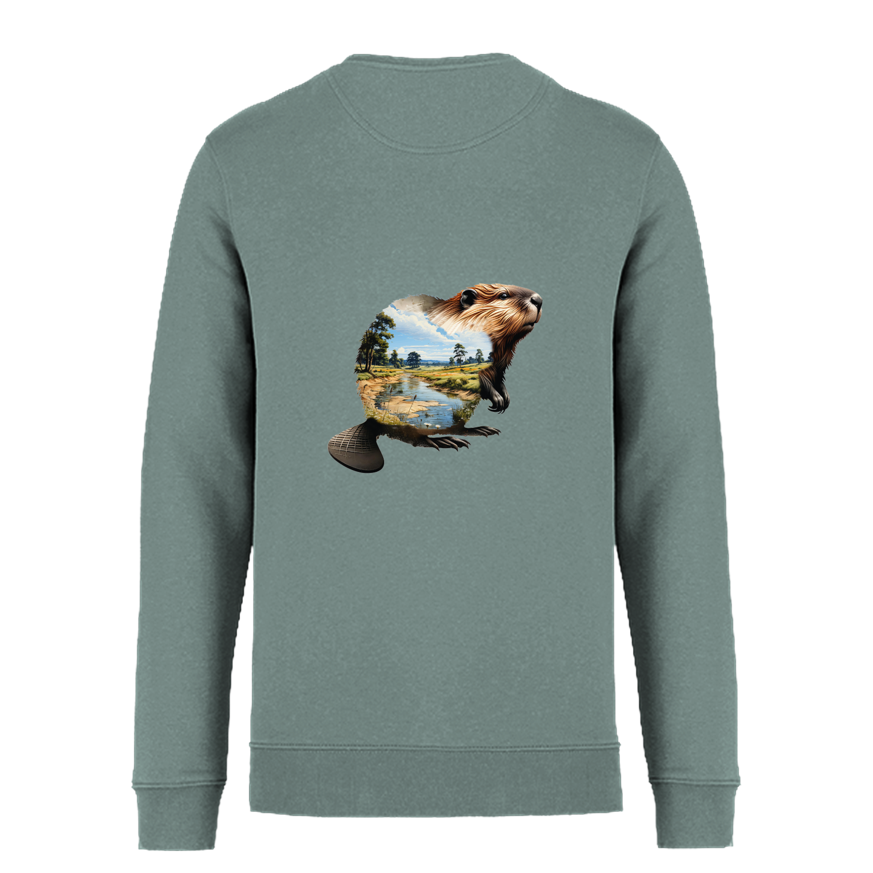 Biber Bio Unisex Sweatshirt Backprint