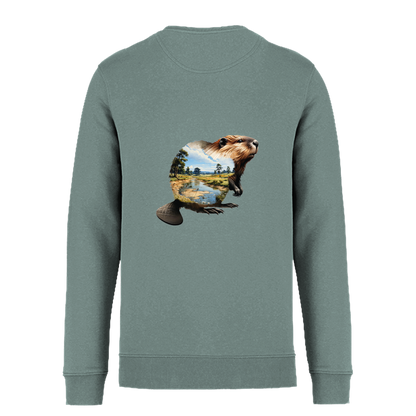 Biber Bio Unisex Sweatshirt Backprint