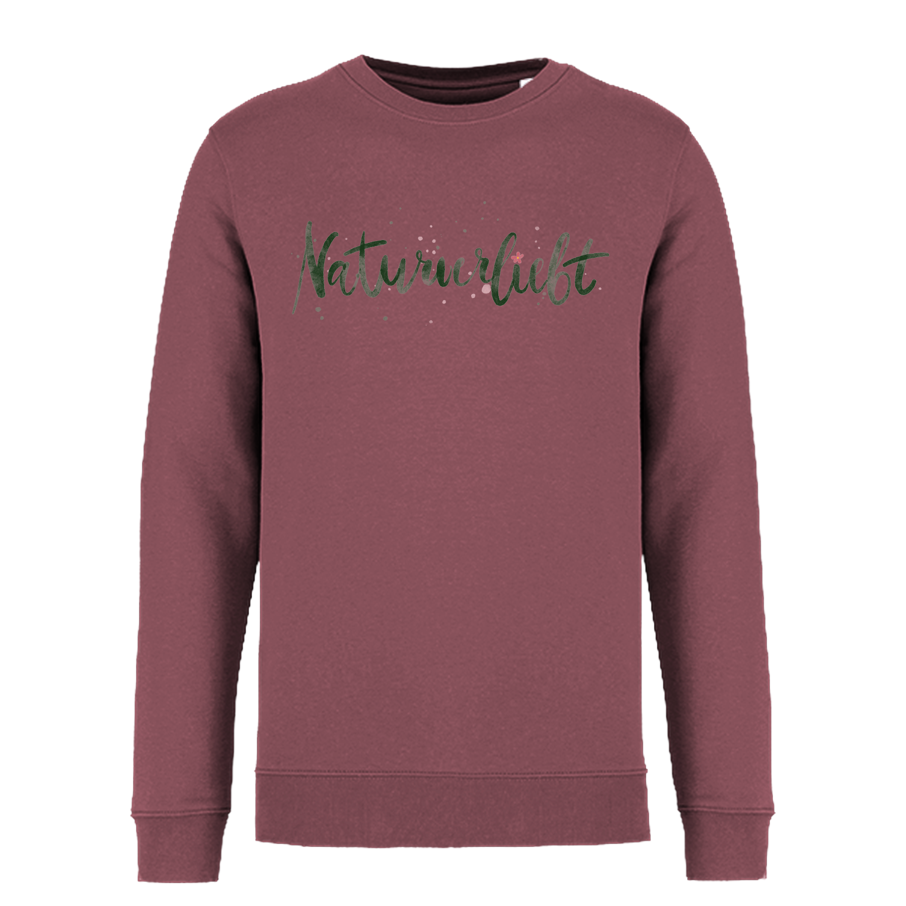 Naturverliebt Bio Unisex Sweatshirt Frontprint