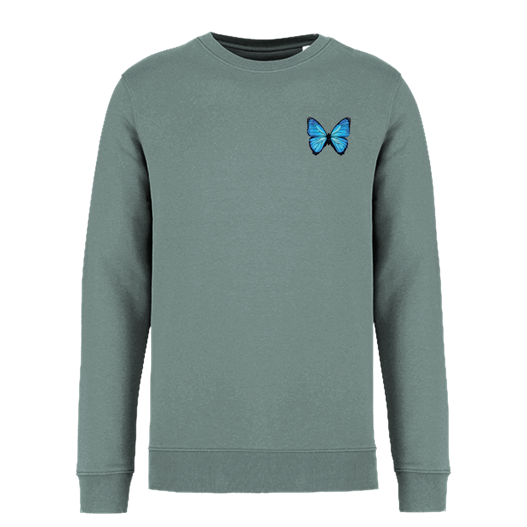 Hochmoor-Bläuling Bio Unisex Sweatshirt