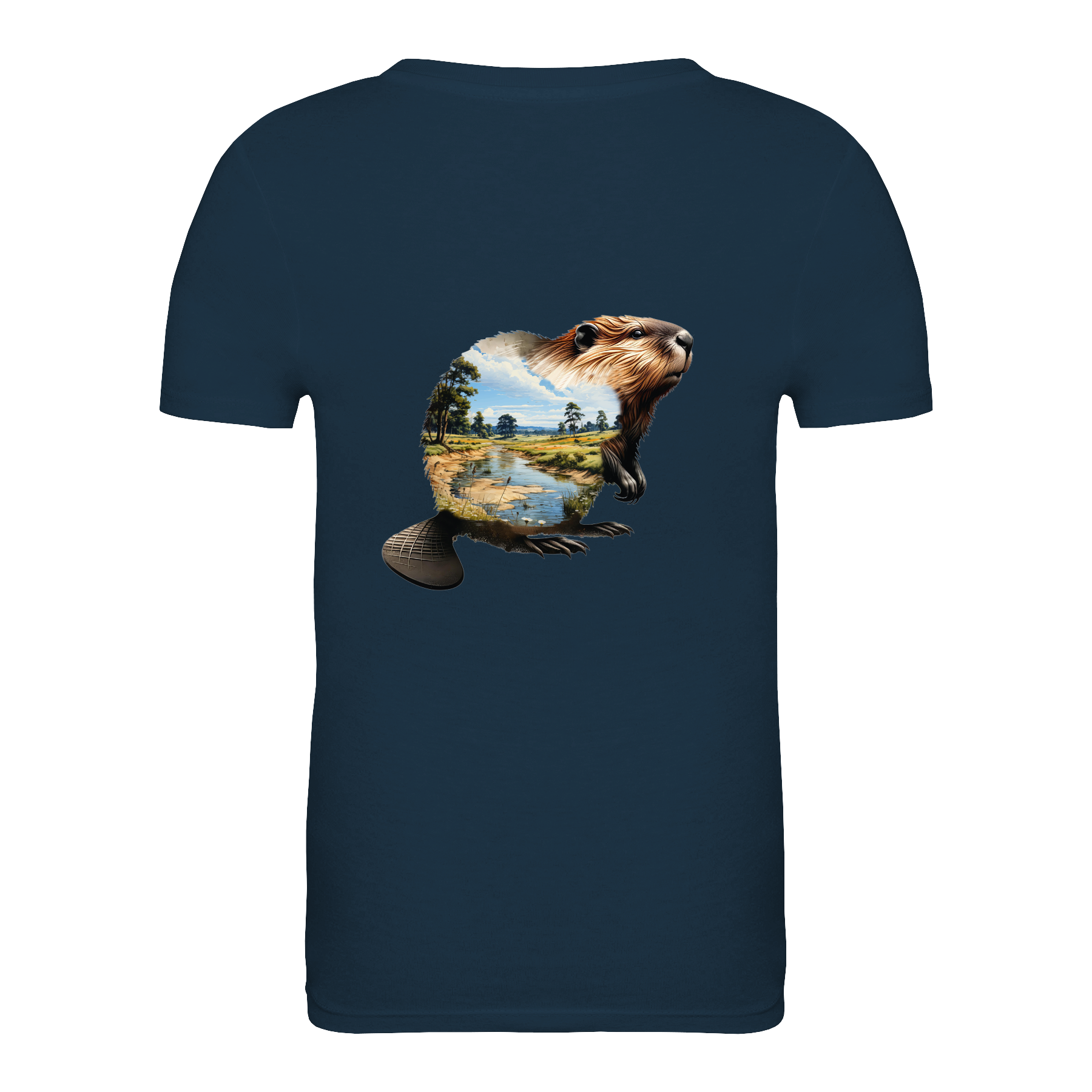 Biber Bio Kinder Unisex T-Shirt Backprint