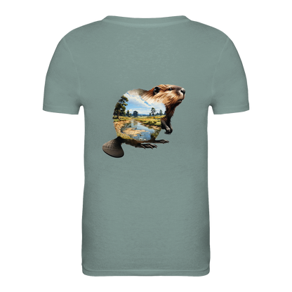 Biber Bio Kinder Unisex T-Shirt Backprint