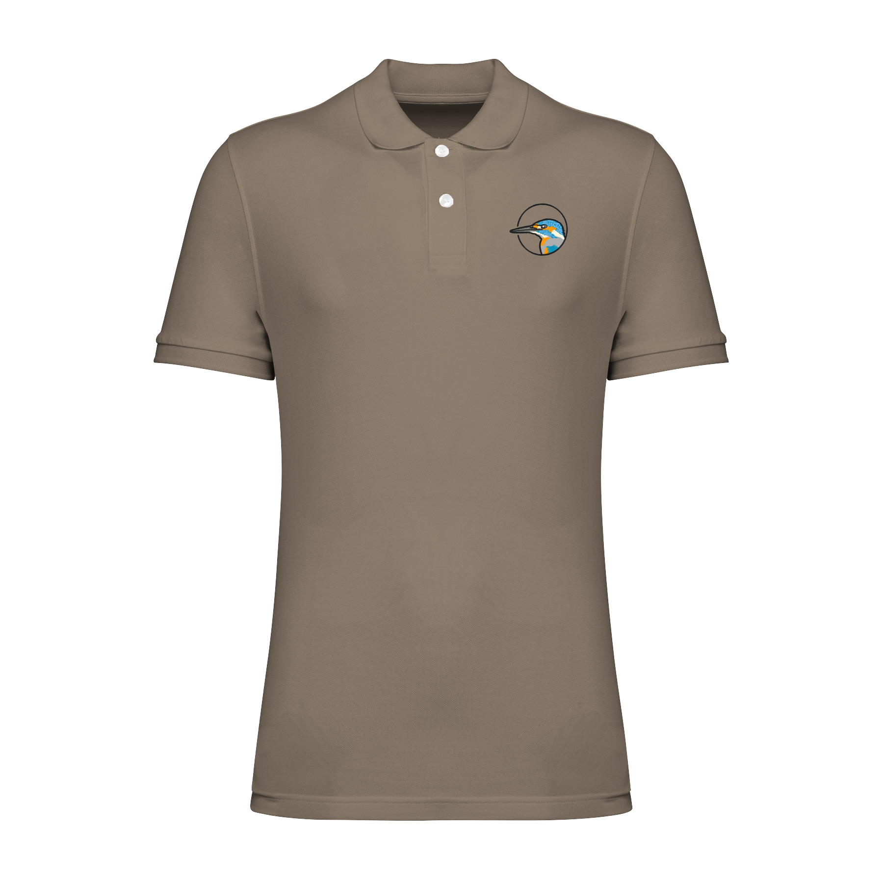 Eisvogel Bio Männer Poloshirt Stick