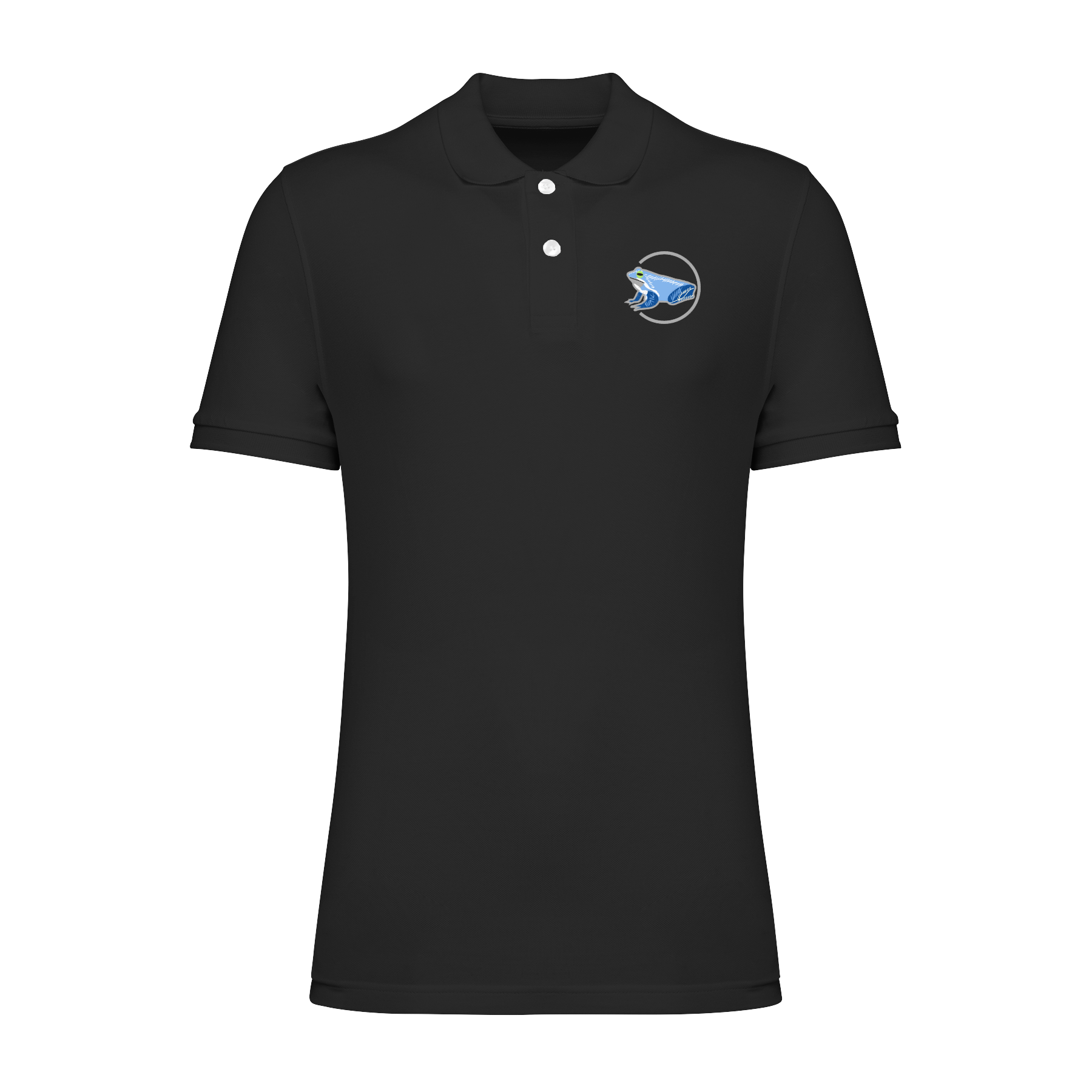 Moorfrosch Bio Männer Poloshirt Stick