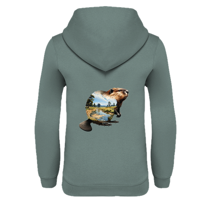 Biber Bio Kinder Unisex Hoodie Backprint