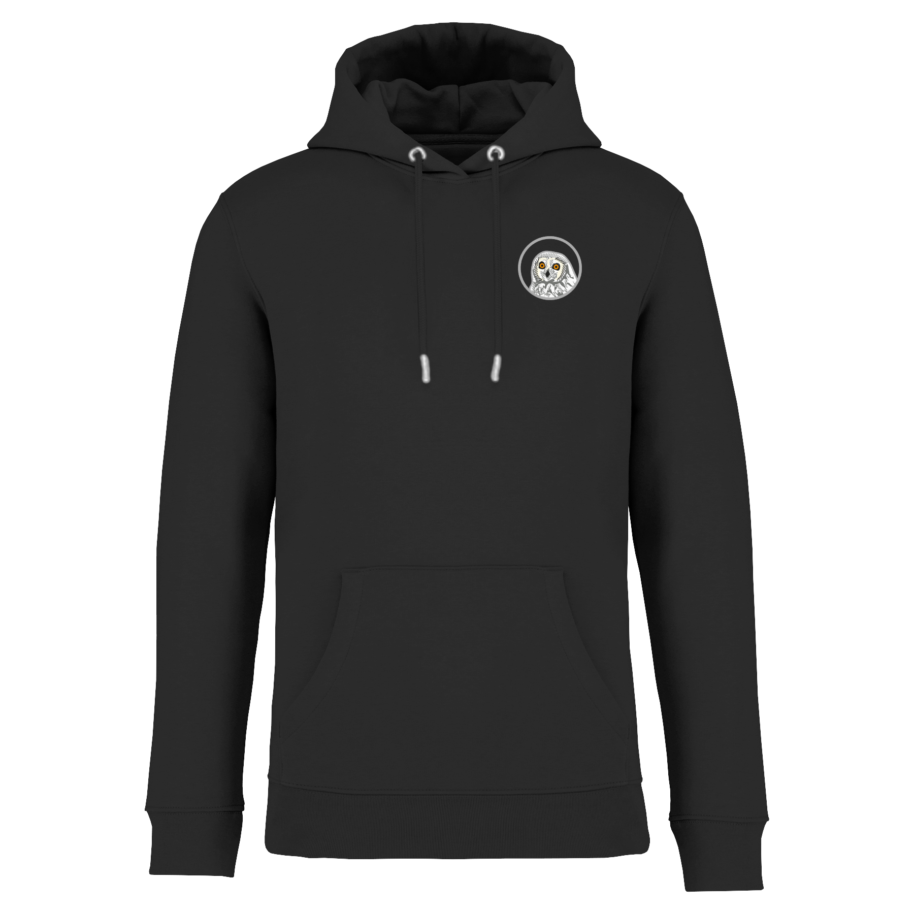 Sumpfohreule Bio Männer Hoodie Stick