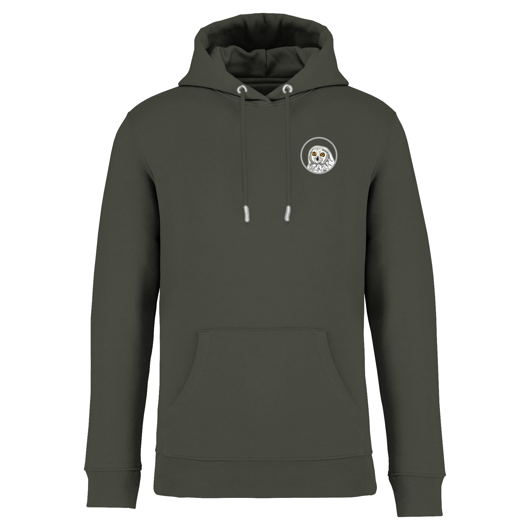 Sumpfohreule Bio Männer Hoodie Stick