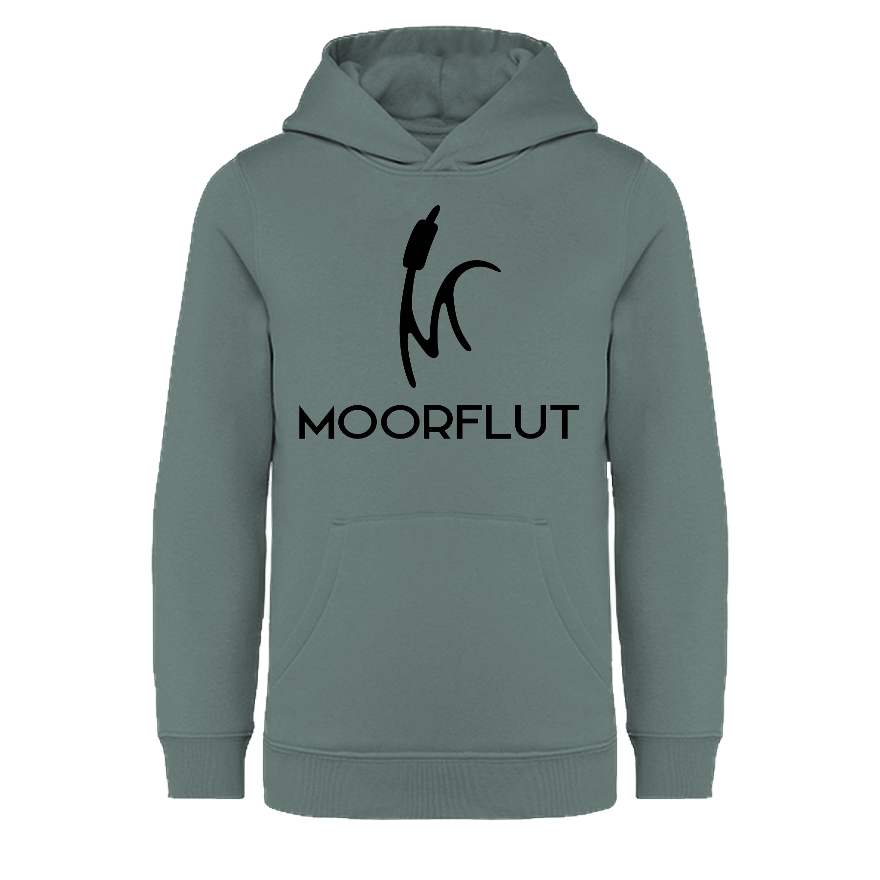 MOORFLUT Bio Kinder Unisex Hoodie Frontprint