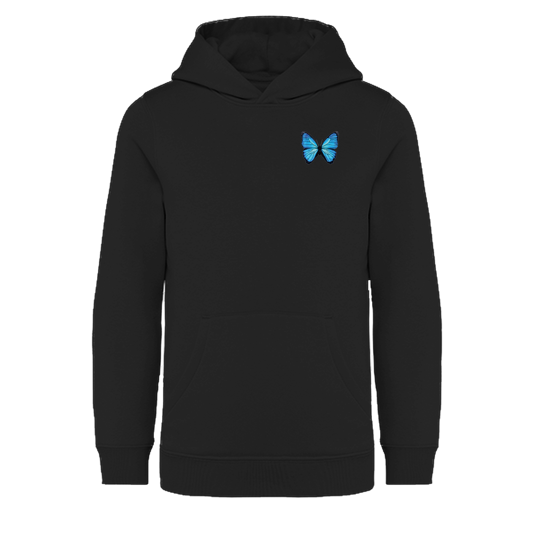 Hochmoor-Bläuling Bio Kinder Unisex Hoodie